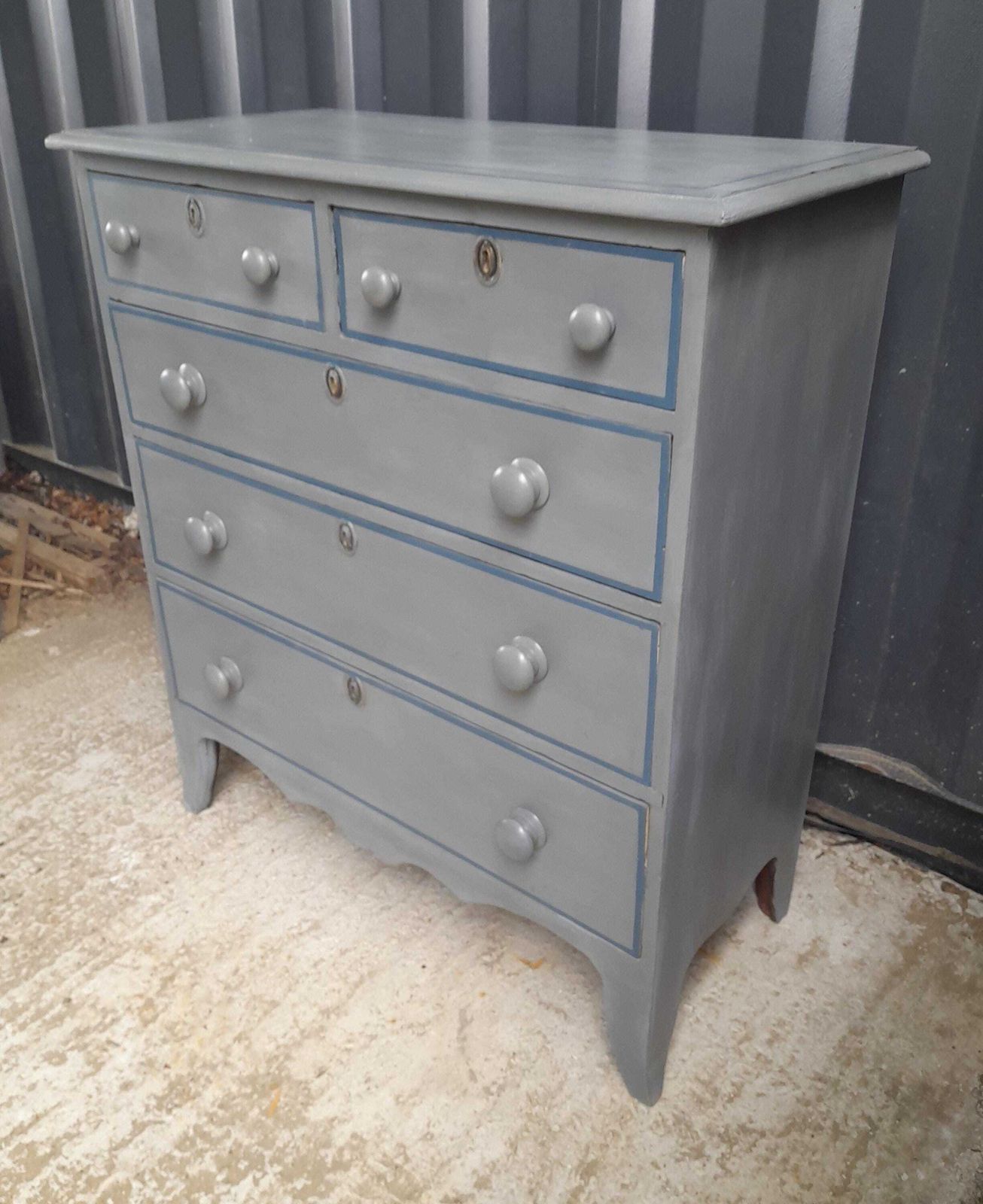 Painted Antique Chest Of Drawers photo furniture