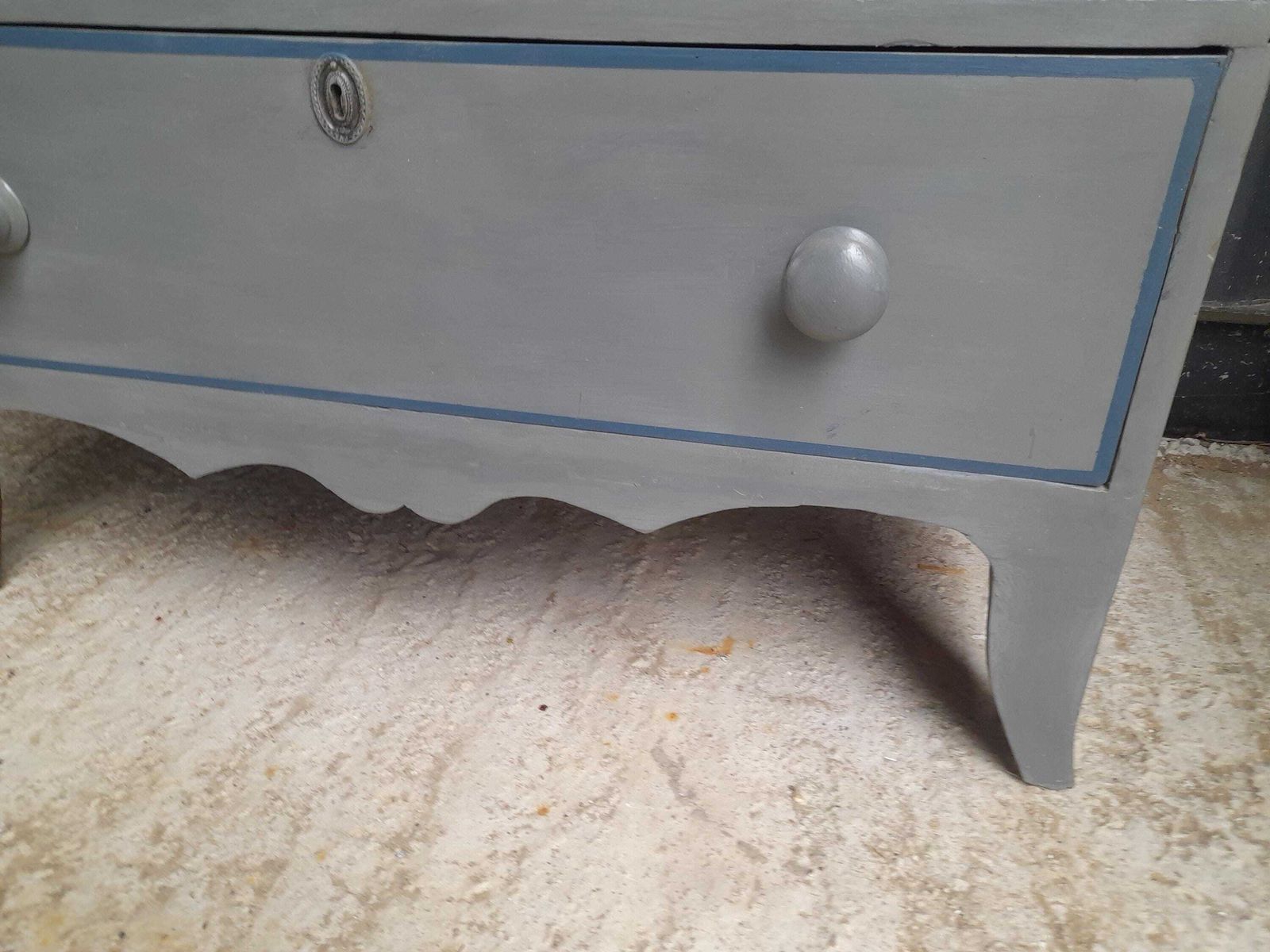 Painted Antique Chest Of Drawers photo 375.0