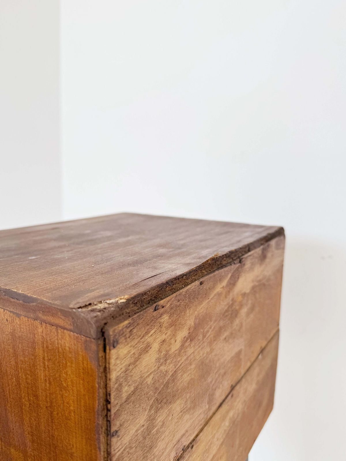 Vintage Wooden And Metal Cabinet – Mid Century 1950s/1960s photo 116.0