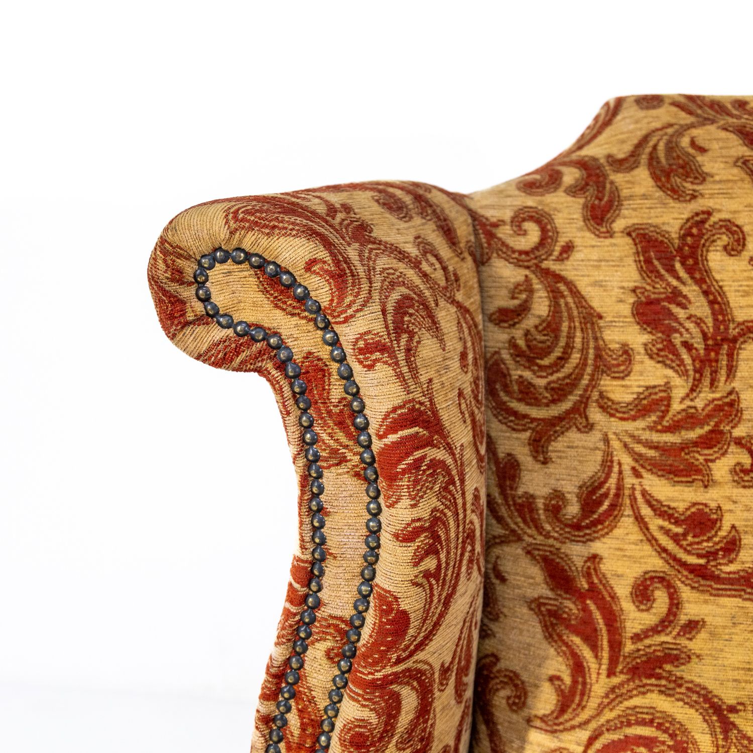 Upholstered Queen Anne Chair Rwi photo vinterior