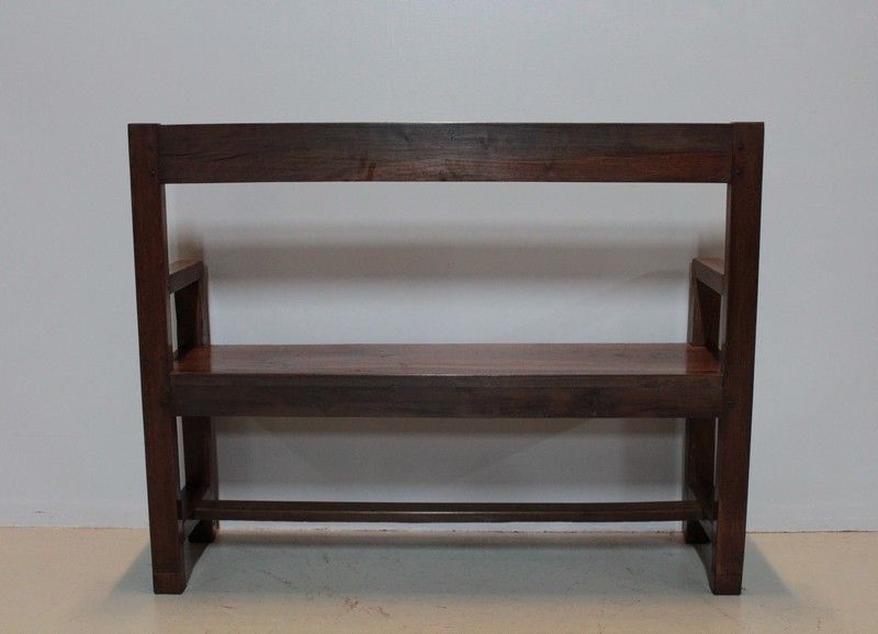 19th Century Oak Bench photo vinterior