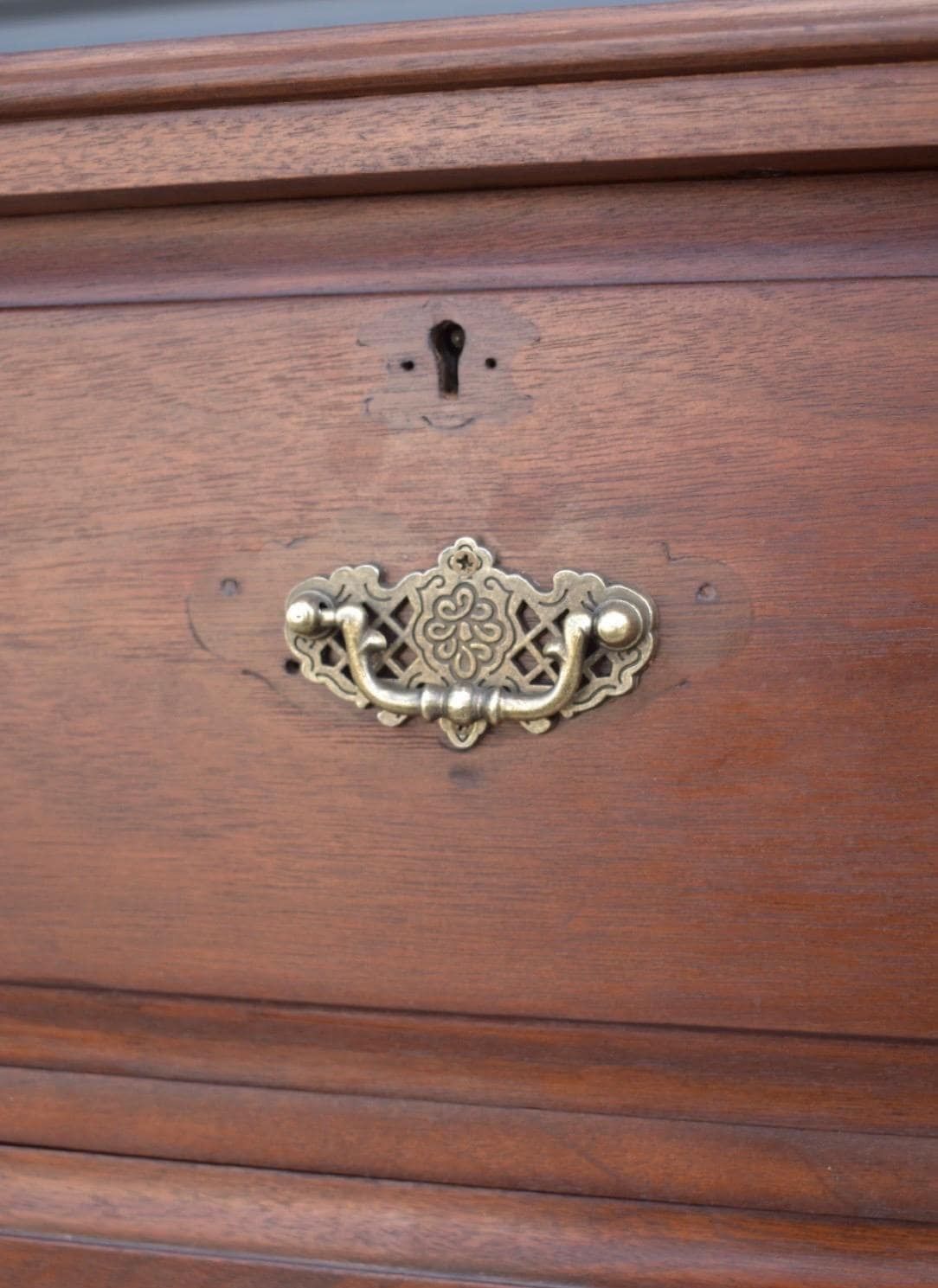 Antique Solid Oak Chest Of Drawers photo 370.0
