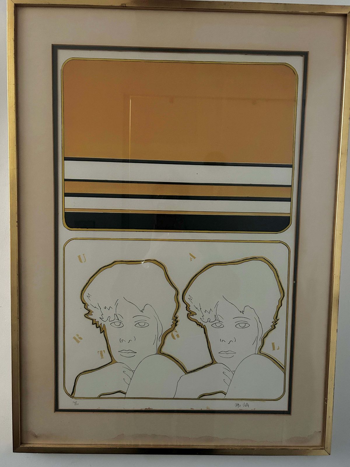 Signed And Numbered Lithograph By The Renowned Design Artist Mario Villa