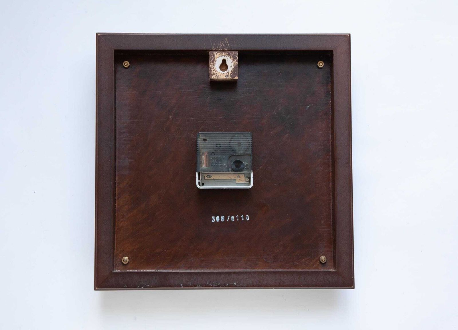 Home Decor Elegant Junghans Wall Clock Brass Mid Century Modernism Space Age Germany Mcm Atomic Wood Gold photo