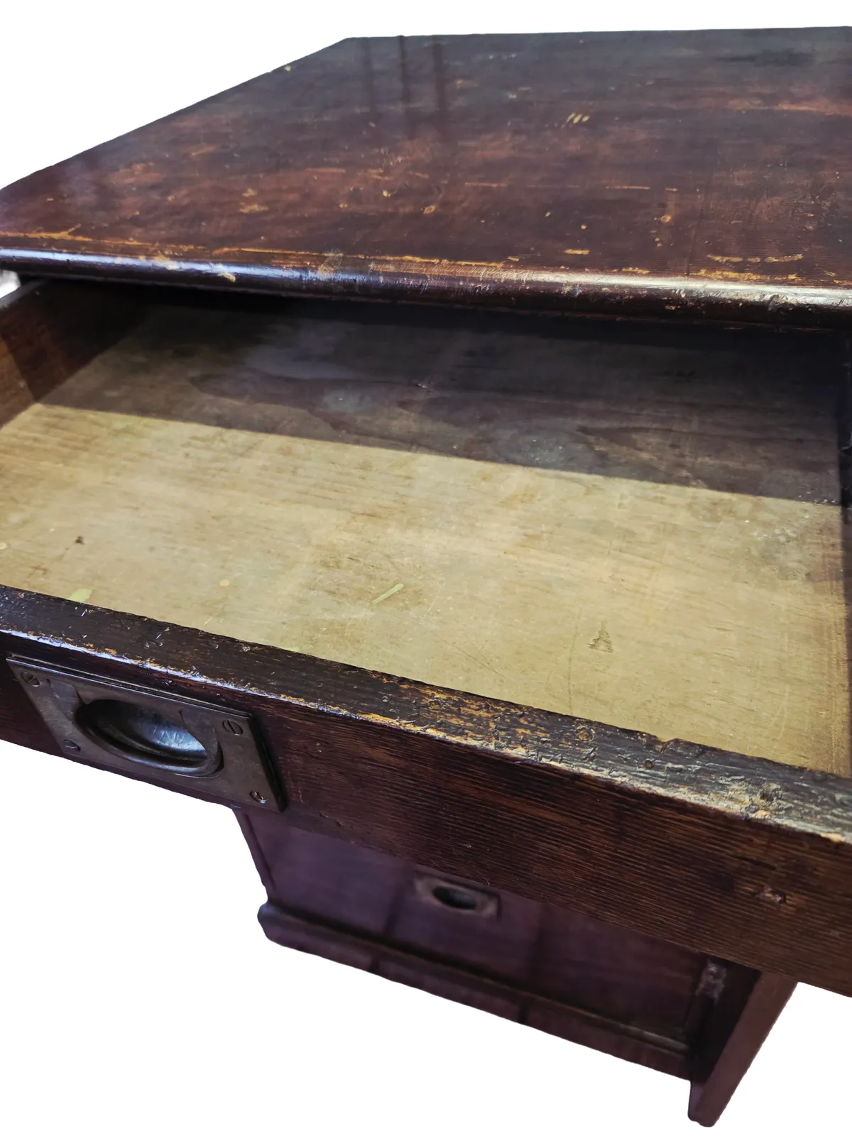 Early 20th Century Industrial Pine Drawers    3 Drawer Filing Cabinet photo 595.0