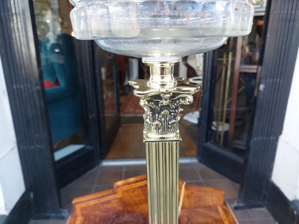Victorian Brass Oil Lamp By Hinks Of Birmingham photo Lighting