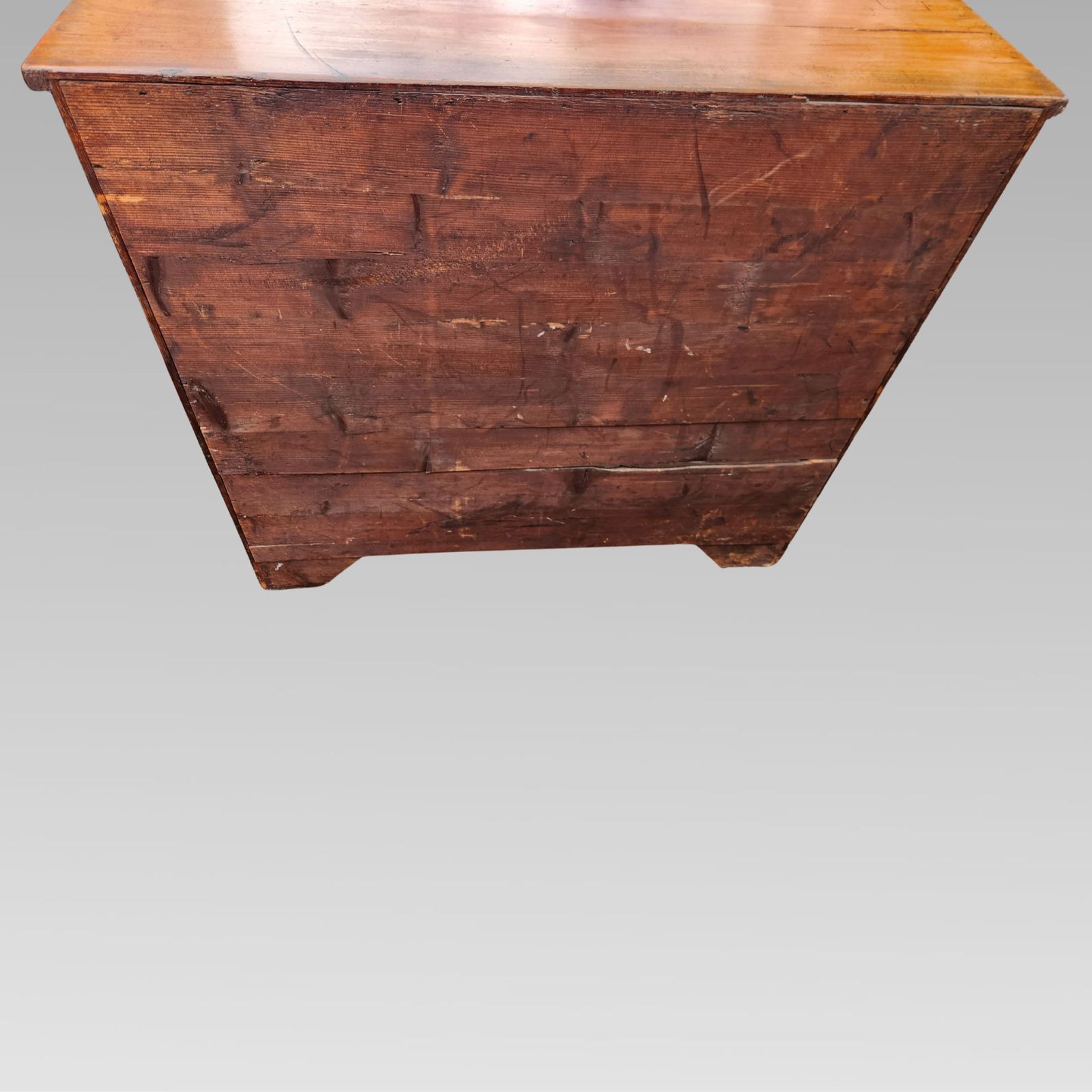 Fabulous Victorian Mahogany Chest Of Drawers Bow Front Turned Handles photo vintage