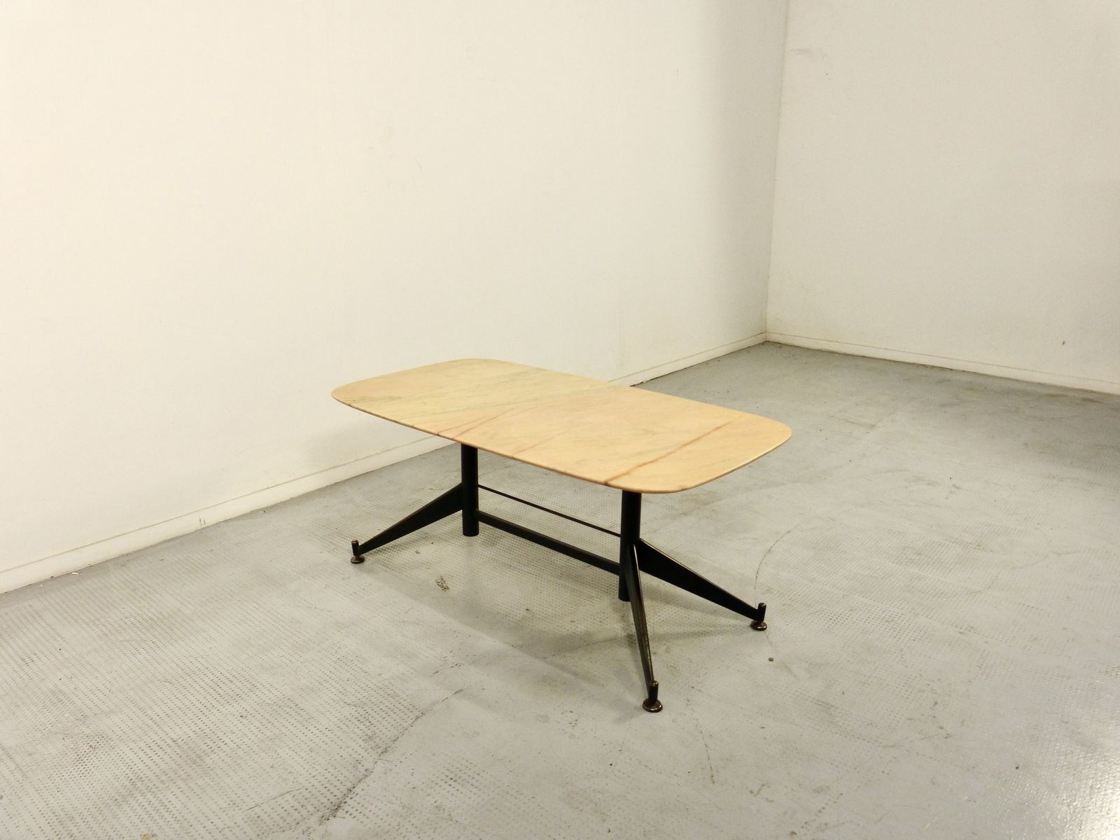 Midcentury Italian Steel And Marble Coffee Table. photo buy