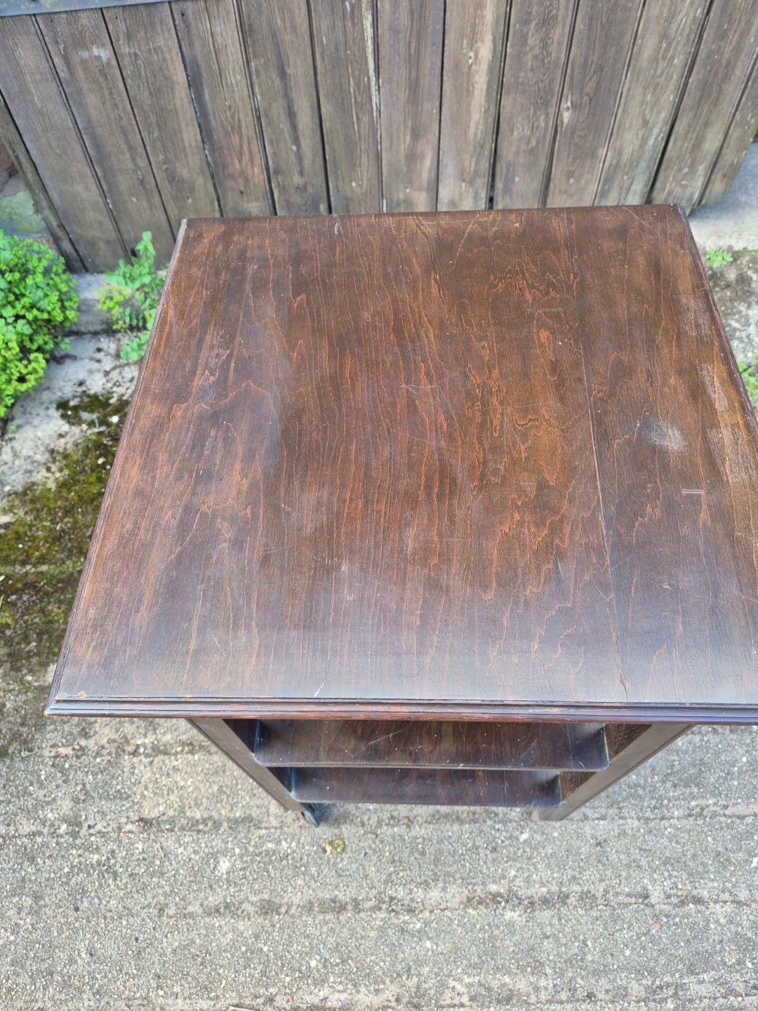 Furniture Vintage Oak 3 Tier Side Occasional Table / Trolley photo