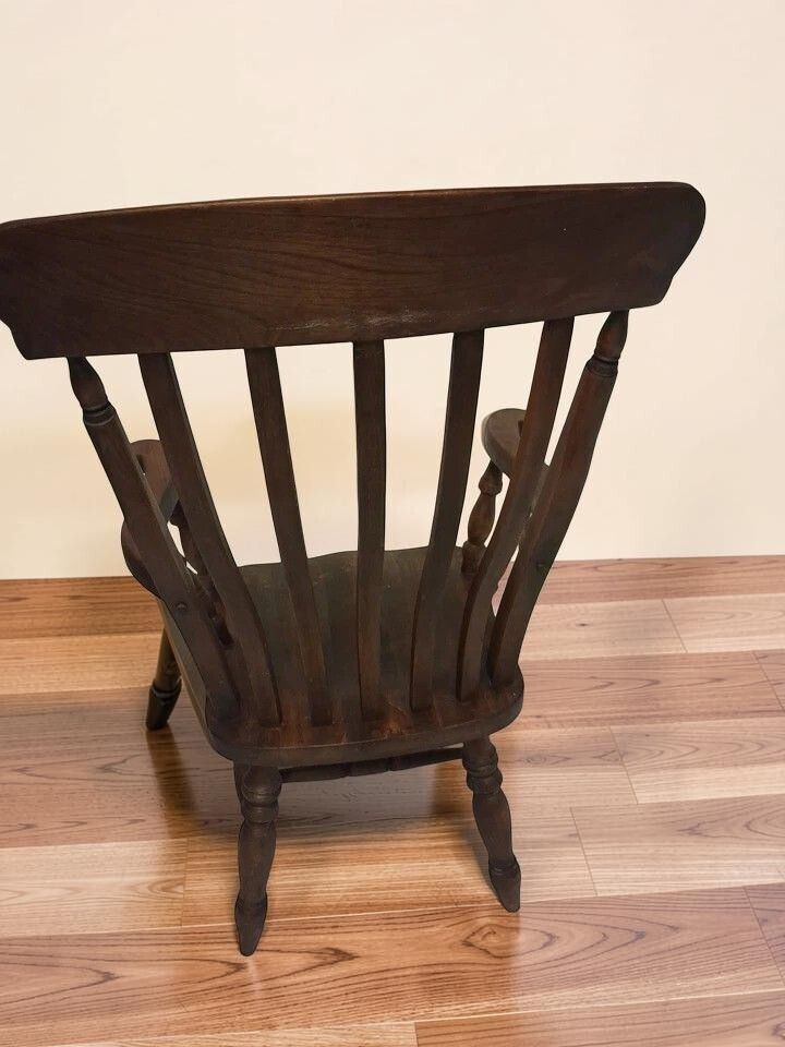 Antique High Back Grandfather Windsor Chair Sourced (From A Welsh Farmhouse) photo buy