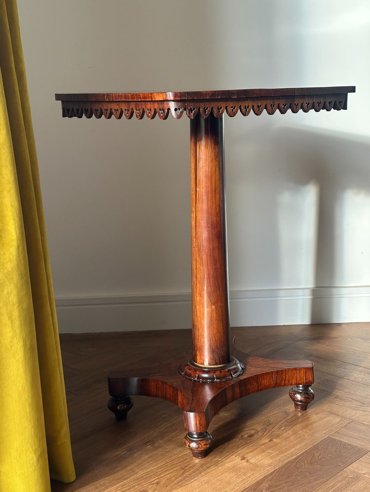 photo vintage A Scottish George IV Rosewood Pedestal Table In The Of Manner James Mein Jnr., C.1830