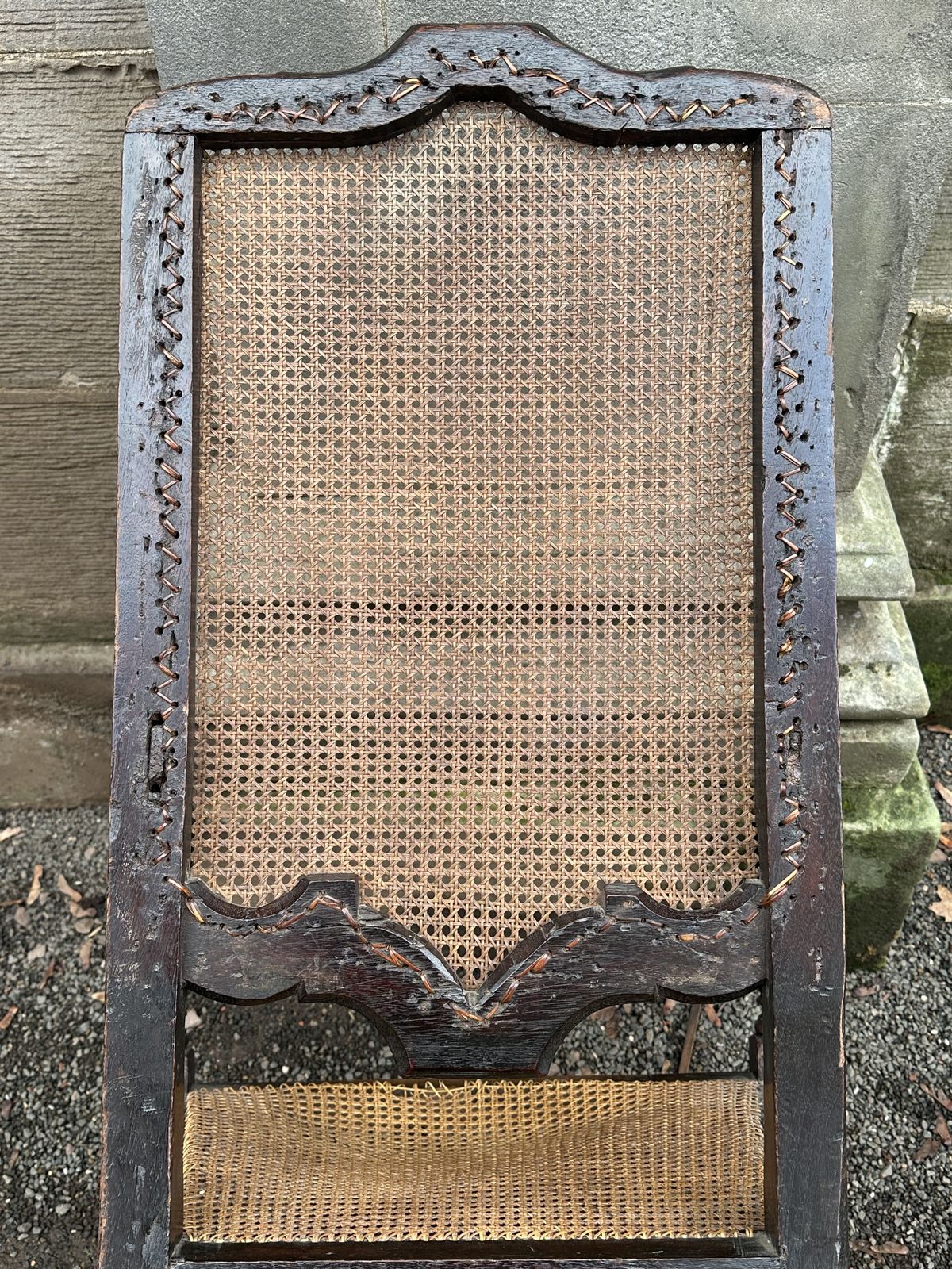 An Interesting Painted Walnut Open Armchair In The Carolean Taste, Possibly American, C.1700 1720 photo 480.0