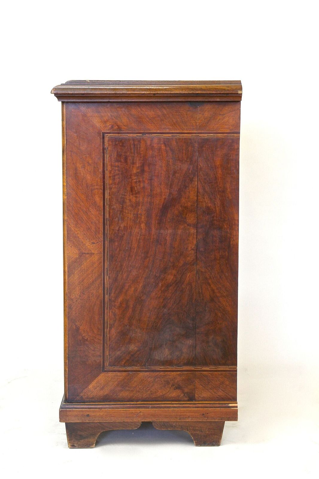 photo buy 19th Century Biedermeier Chest Of Drawers With Micro Inlays, Walnut, At Ca. 1850