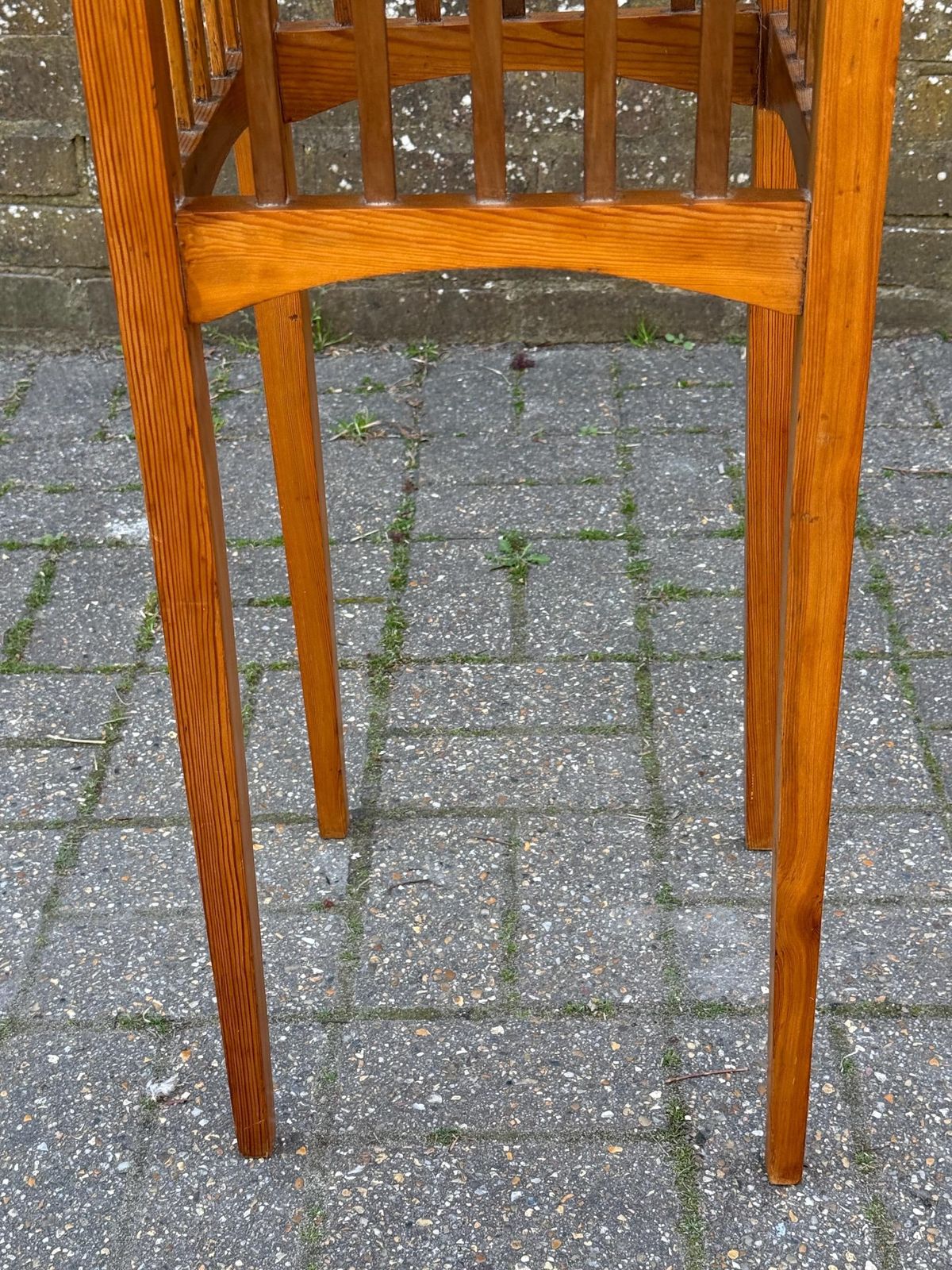 Vintage Inlaid Plant Stand Edwardian Style Wooden Side Table photo 220.0