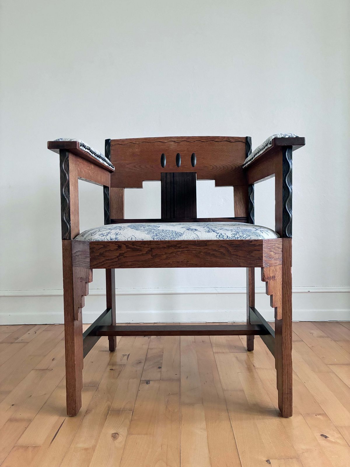 Dutch Art Deco Amsterdam School Armchair 1920s photo vinterior