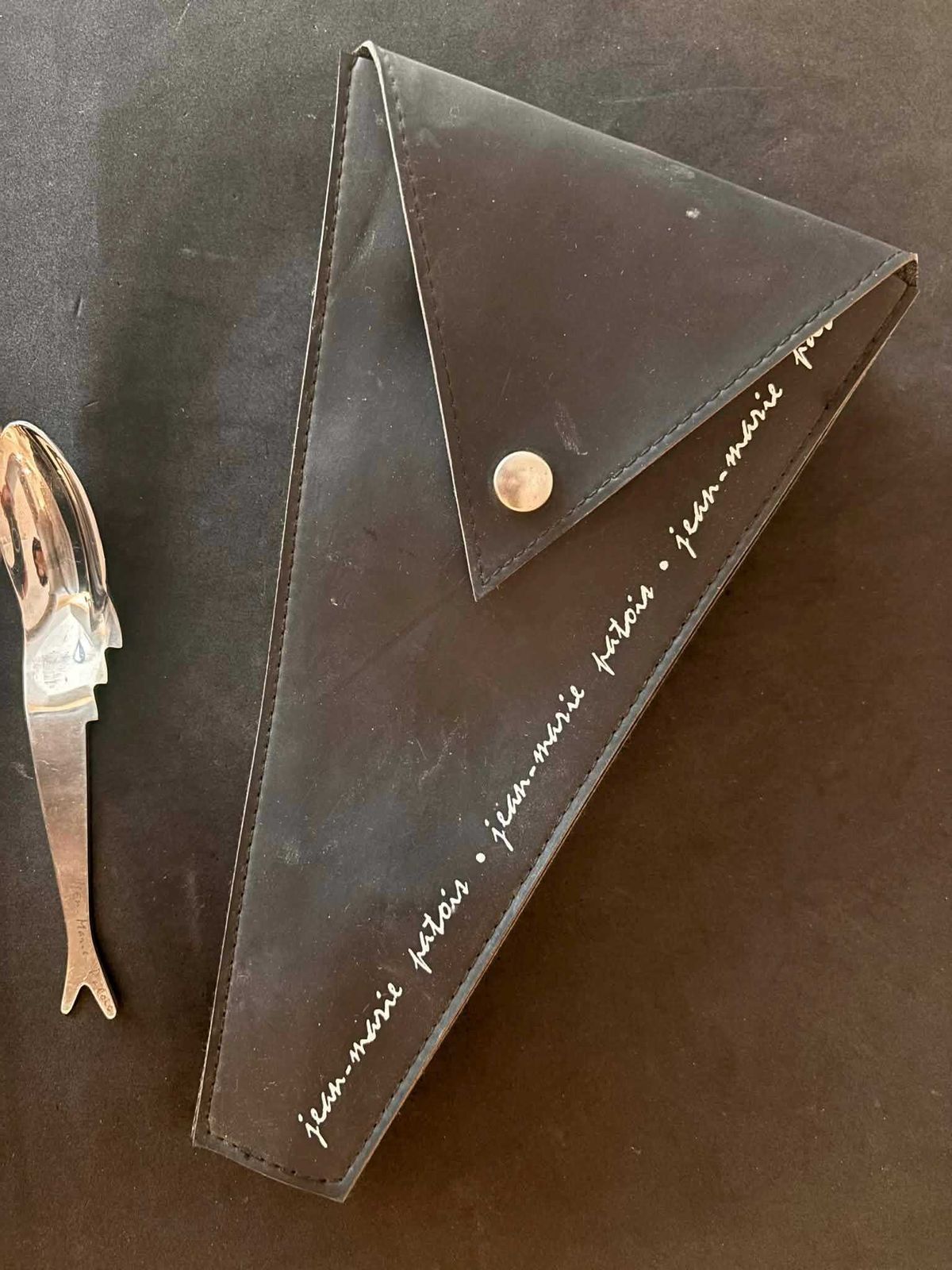 Home Decor Jean Marie Patois Esotismo Spare Flatware Set: 5 Small Spoons Nautical Fish Design, Star Trek Prop photo