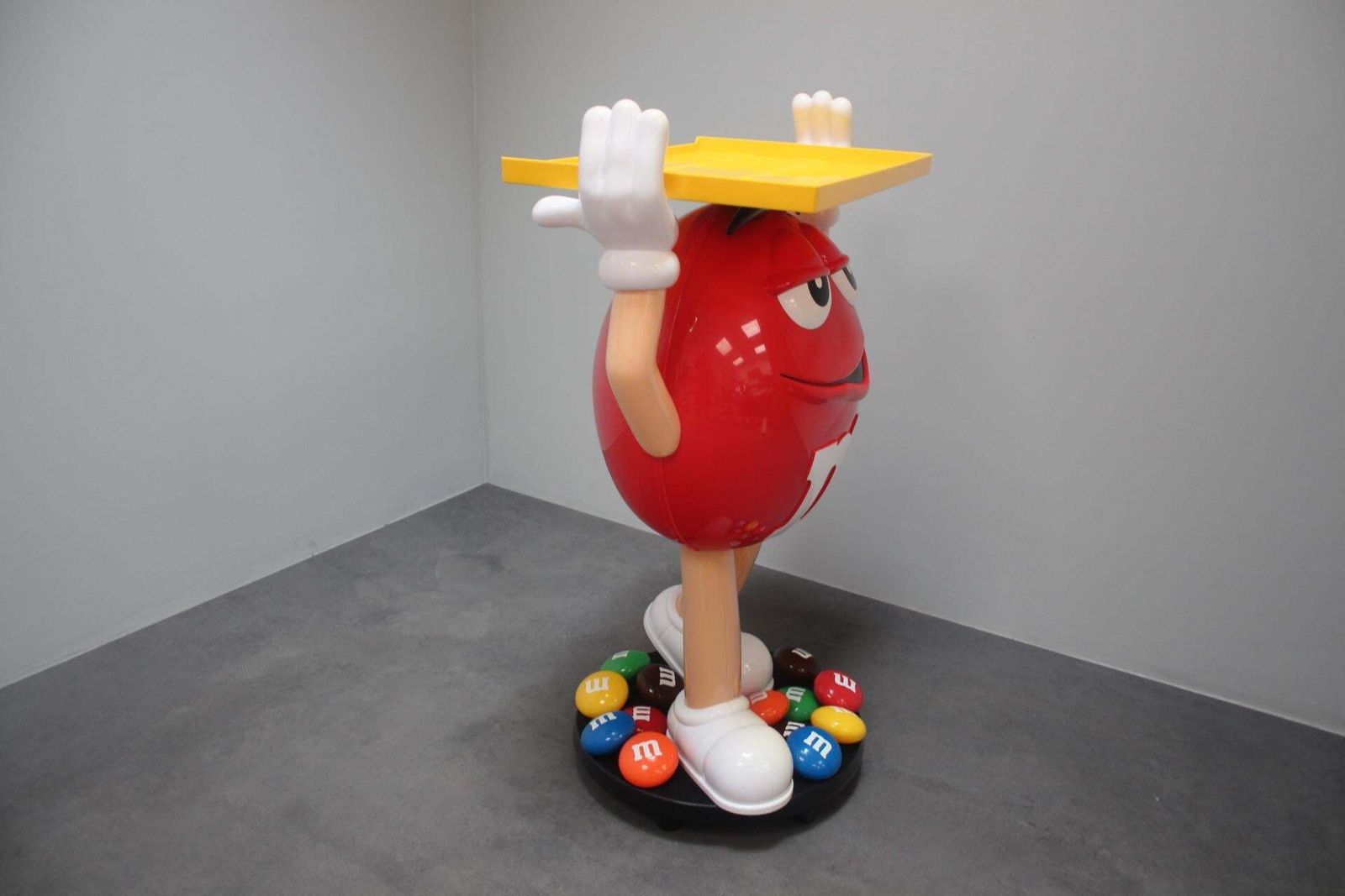 Home Decor Very Rare Plastic Stand Of The M&M's Candy Company Mascot, 1990s. photo