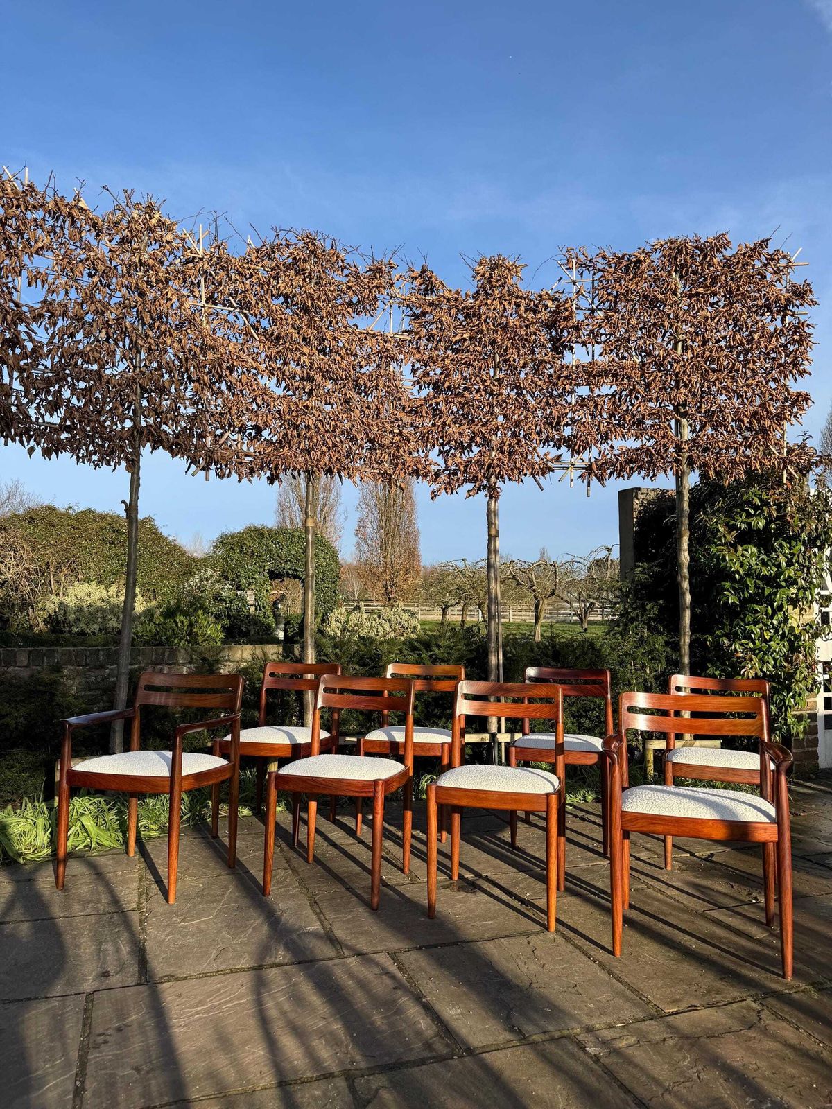 5050.0 Mid Century Danish Rosewood Dining Chairs By H W Klein For Bramin Danish 1960 photo