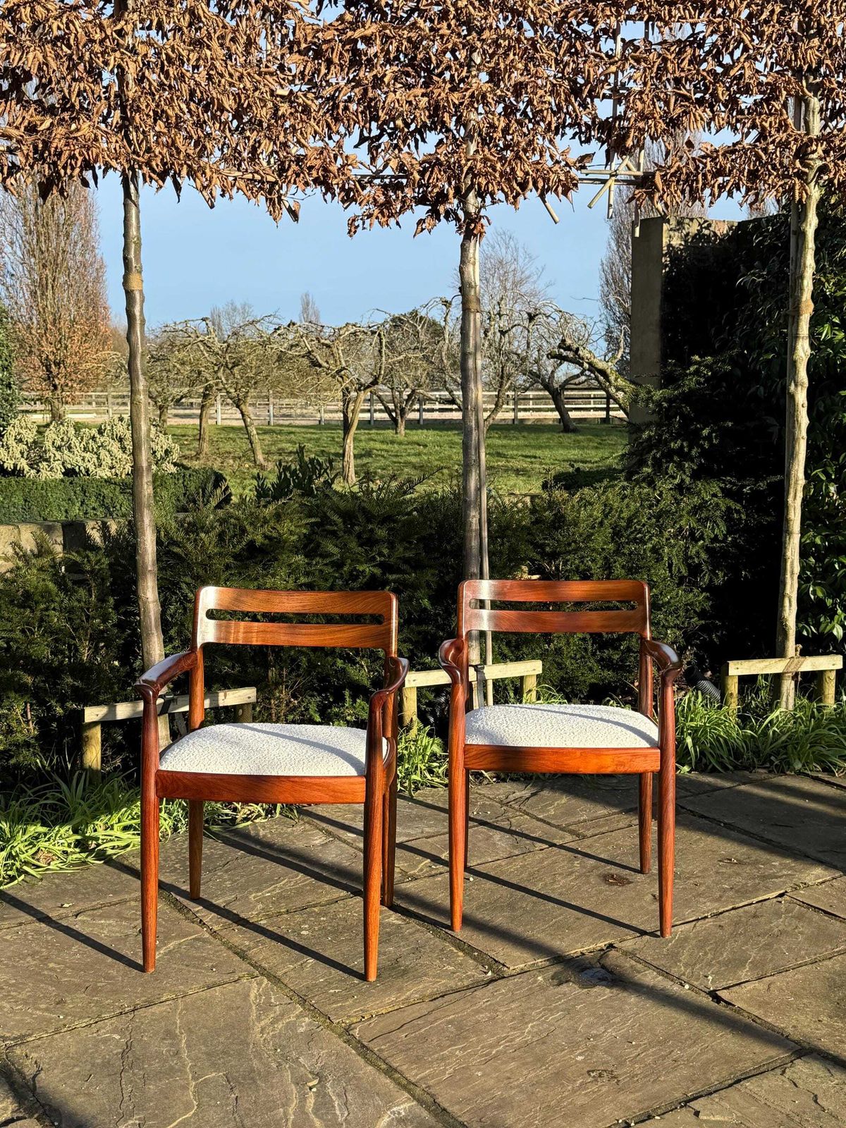 photo vinterior Mid Century Danish Rosewood Dining Chairs By H W Klein For Bramin Danish 1960