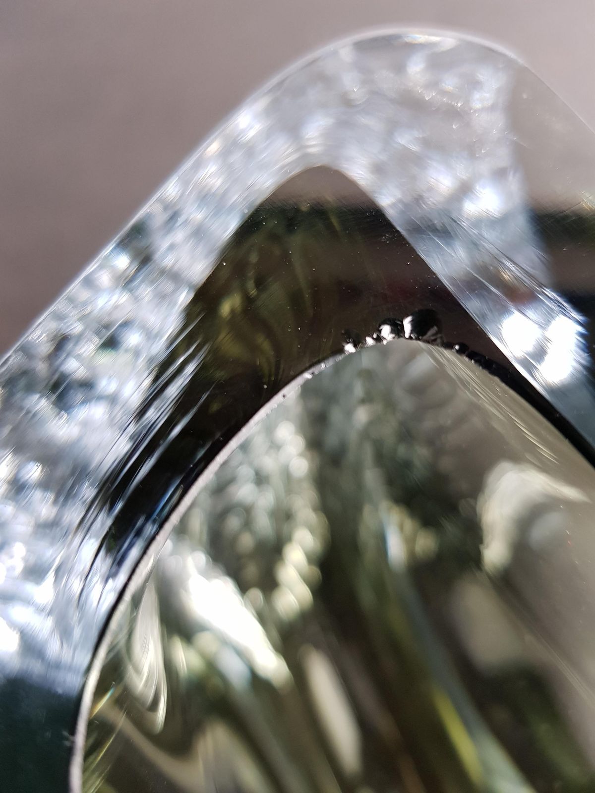Home Decor Large Vintage Murano Sommerso Glass Black Vase By Alessandro Mandruzzato Italian Art Glass 1960 70s photo
