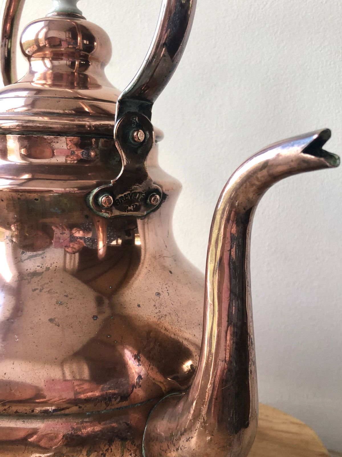 Vintage Koperen Ketel, Koperen Theepot, Rustieke Keuken, Koperwerk, Keukenalia photo 126.0