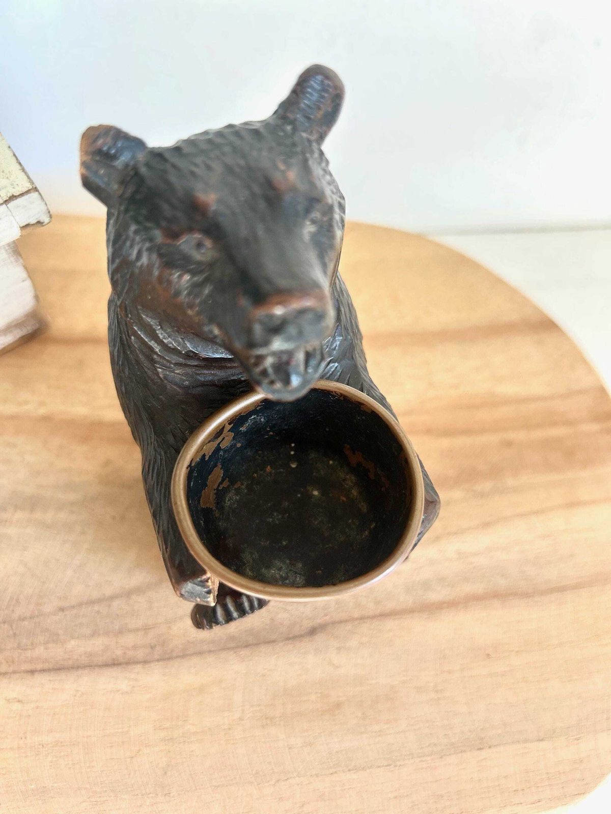 Ours de la Forêt-Noire d'époque, début du XXe siècle, sculpté à la main photo Art