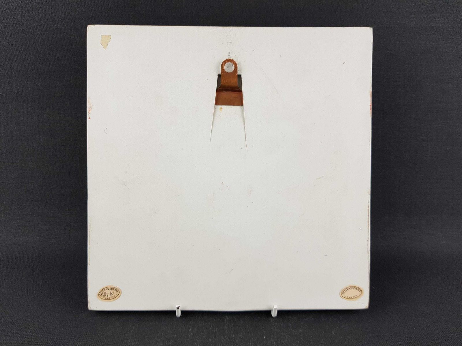 Vintage Lisa Larson For Gustavsberg, "Dam" Tile From The Unik Series Sweden 1962 1967s photo Home Fixtures