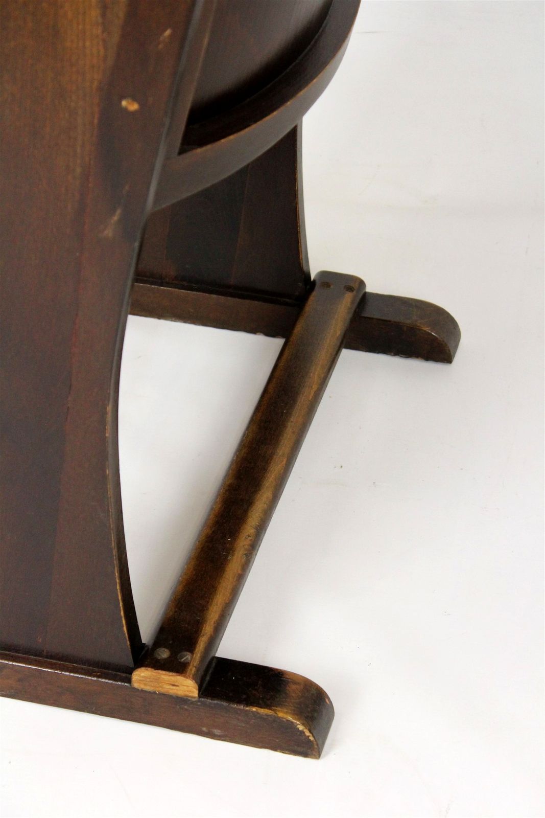 Vintage Cinema Chair Ton (Thonet), 1940s Czech, Wooden Theatre Seat photo buy