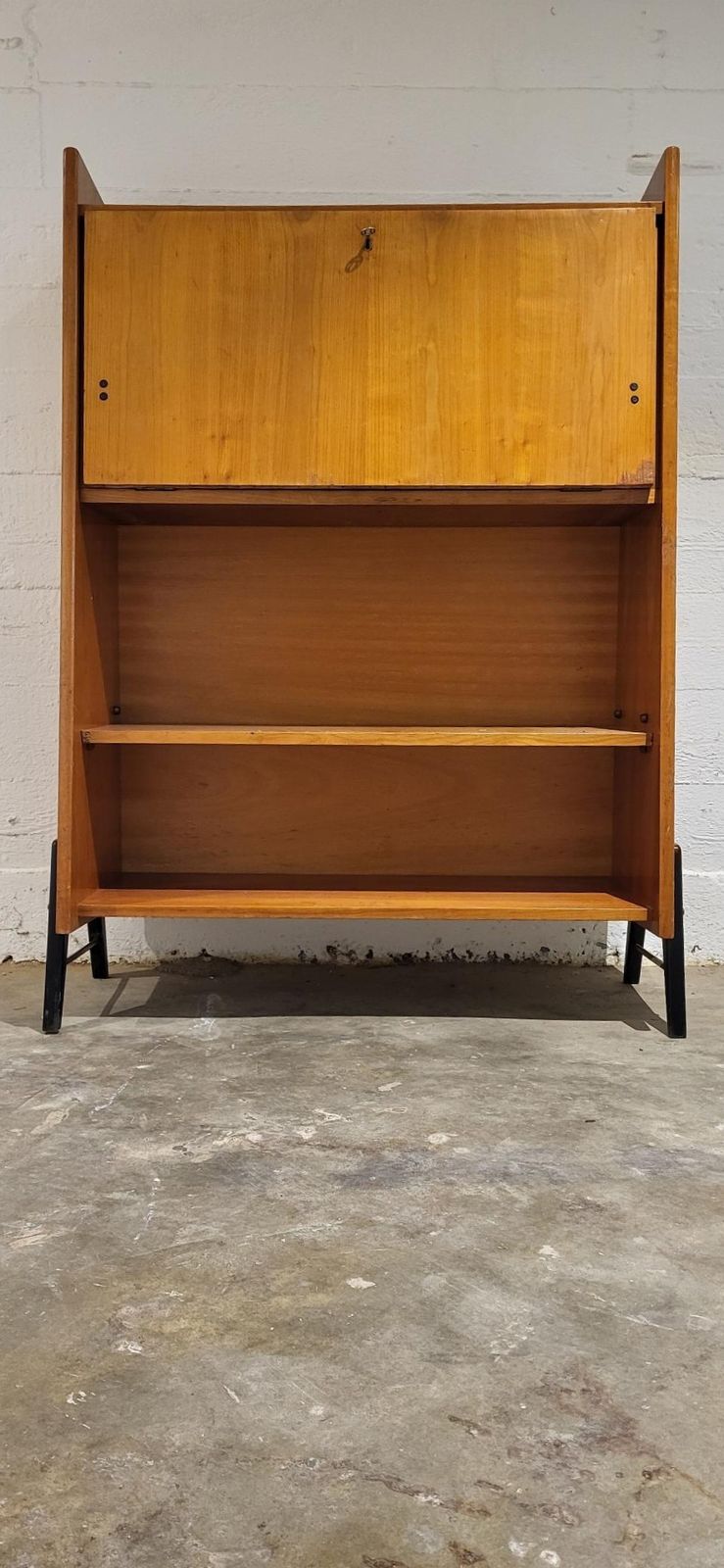 Secretary Desk Bookcase 1960s – Midcentury Design | Vintage Design Furniture