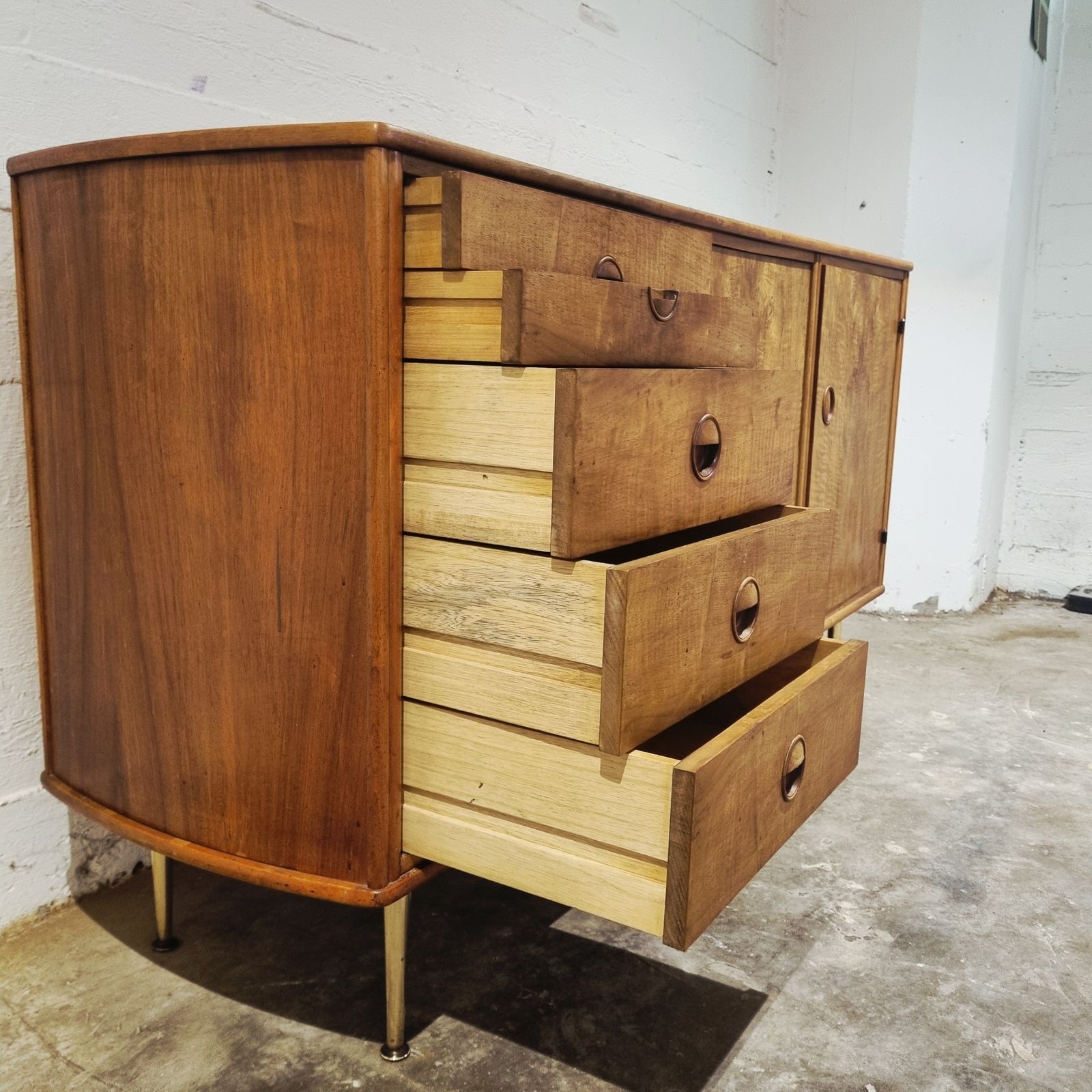 1977.0 Walnut Sideboard 1950s – William Watting Modernord | Vintage Design Furniture photo
