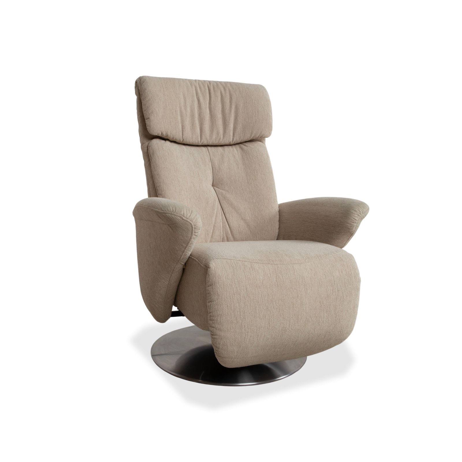 Himolla Fabric Armchair, Cream Beige, Electric Function With Lift Assist