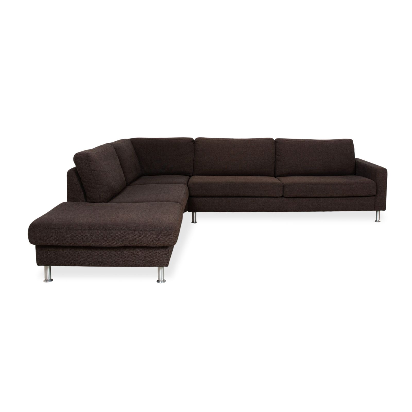 Mobilier Canapé d'angle Ewald Schillig Concept Plus en tissu brun gris photo