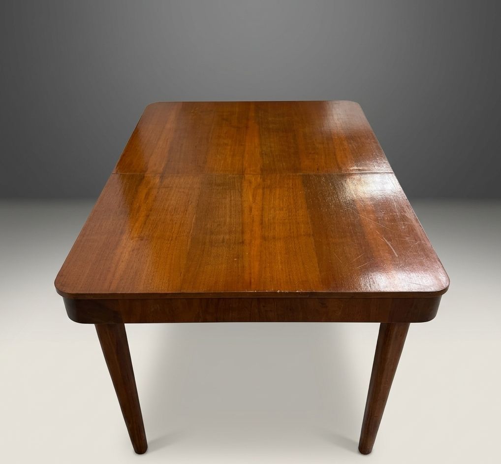 Uitschuifbare Eettafel Mid Century Hout Jindřich Halabala Jaren 1950 photo Meubels