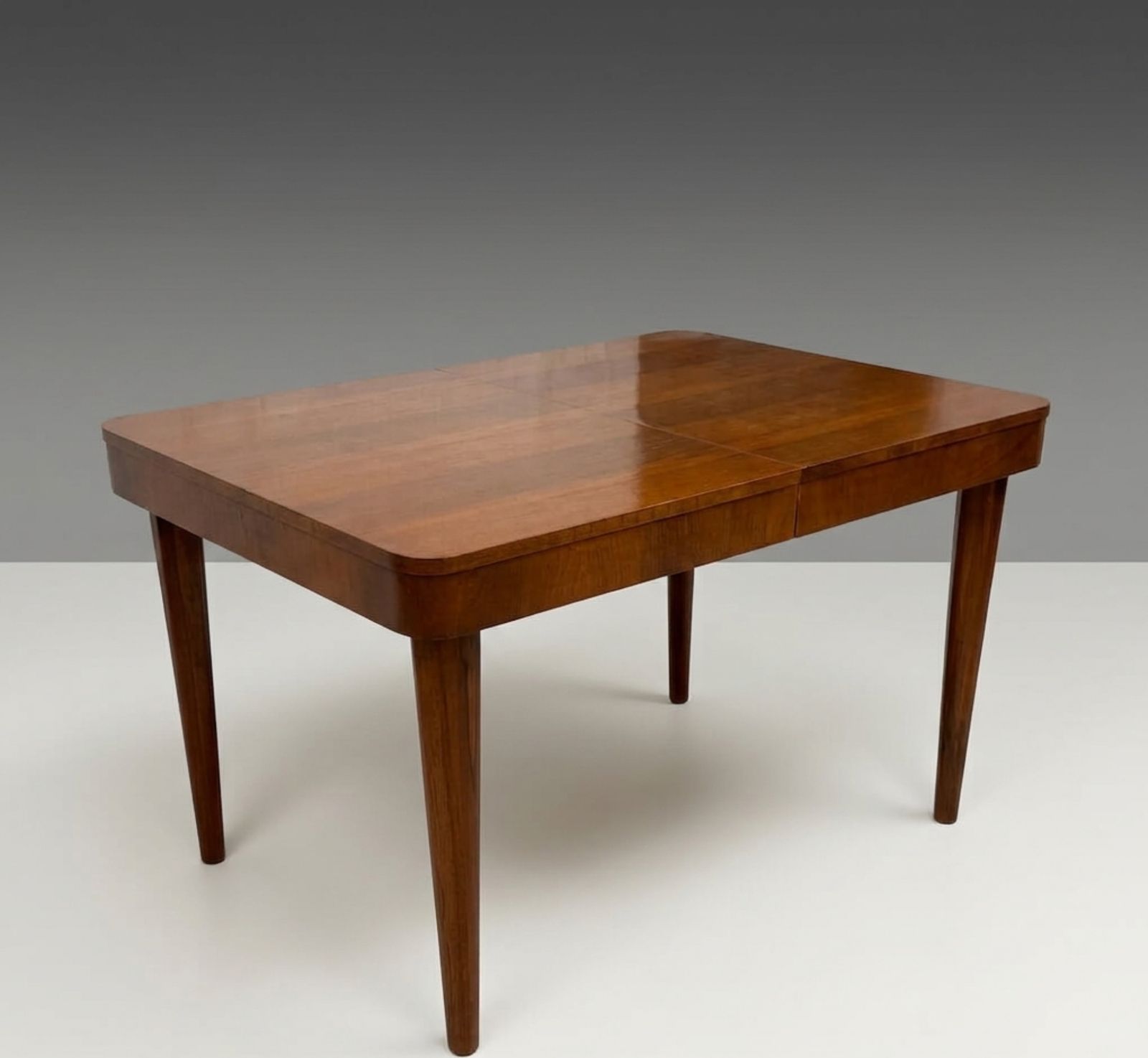 Uitschuifbare Eettafel Mid Century Hout Jindřich Halabala Jaren 1950 photo vinterior