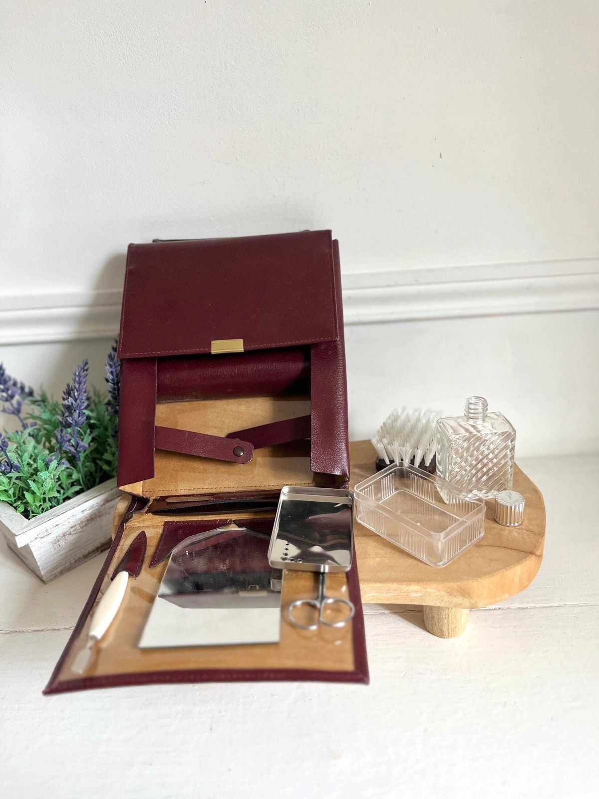 Vintage Men's Travel Kit, Men's Toiletry Bag photo buy