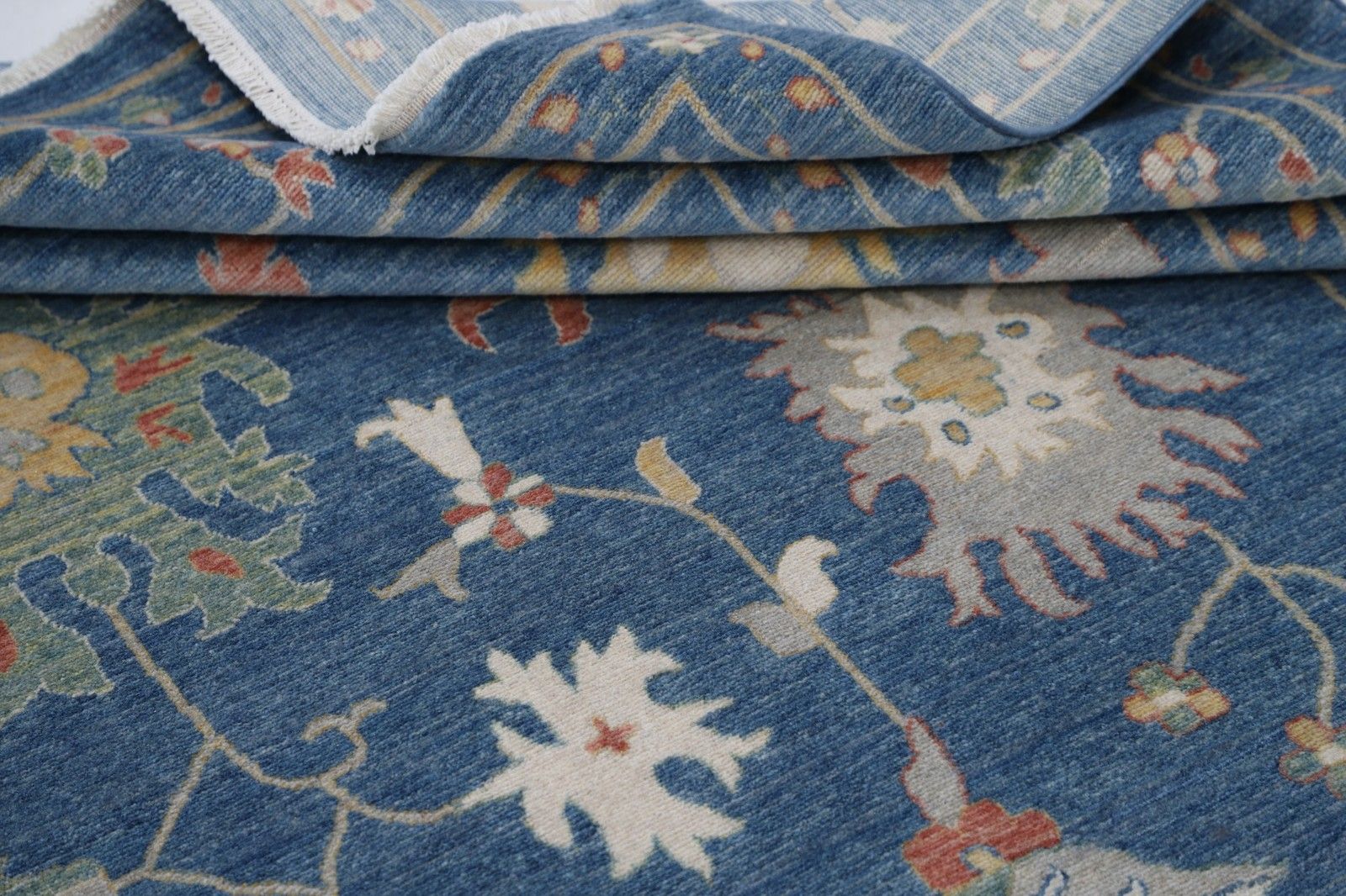 8'11"X11'9" Decorative Oushak Area Rug, Modern Wool Carpet For Living Room photo 2354.0