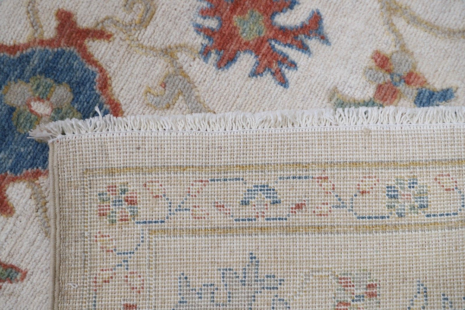 Tapis turc contemporain 2'5" x 3'11", tapis Oushak en laine 100 % à motifs floraux photo 277.0