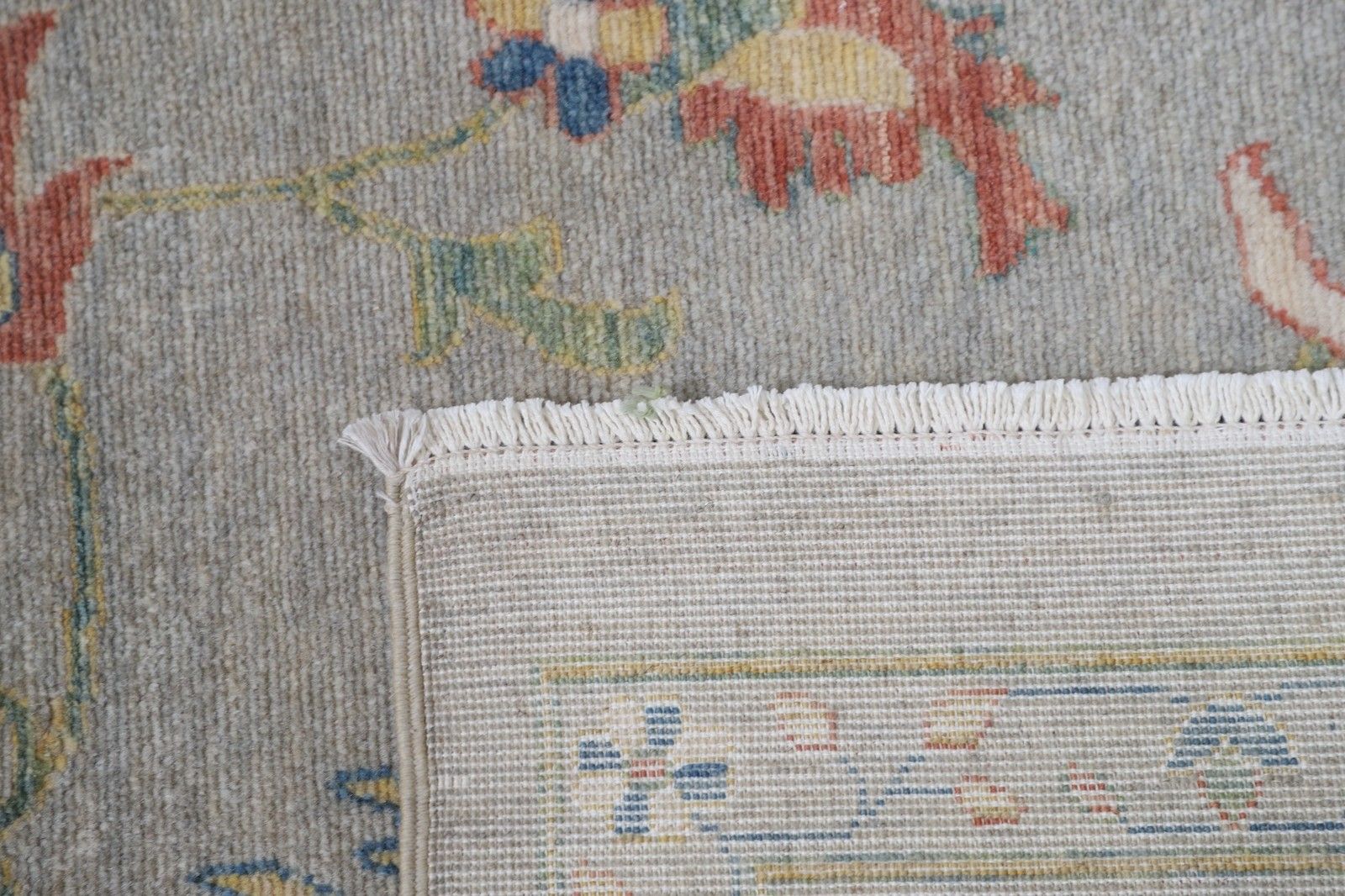 8'x9'10" Hedendaags Turks vloerkleed, volledig wol, Oushak-stijl tapijt photo vinterior