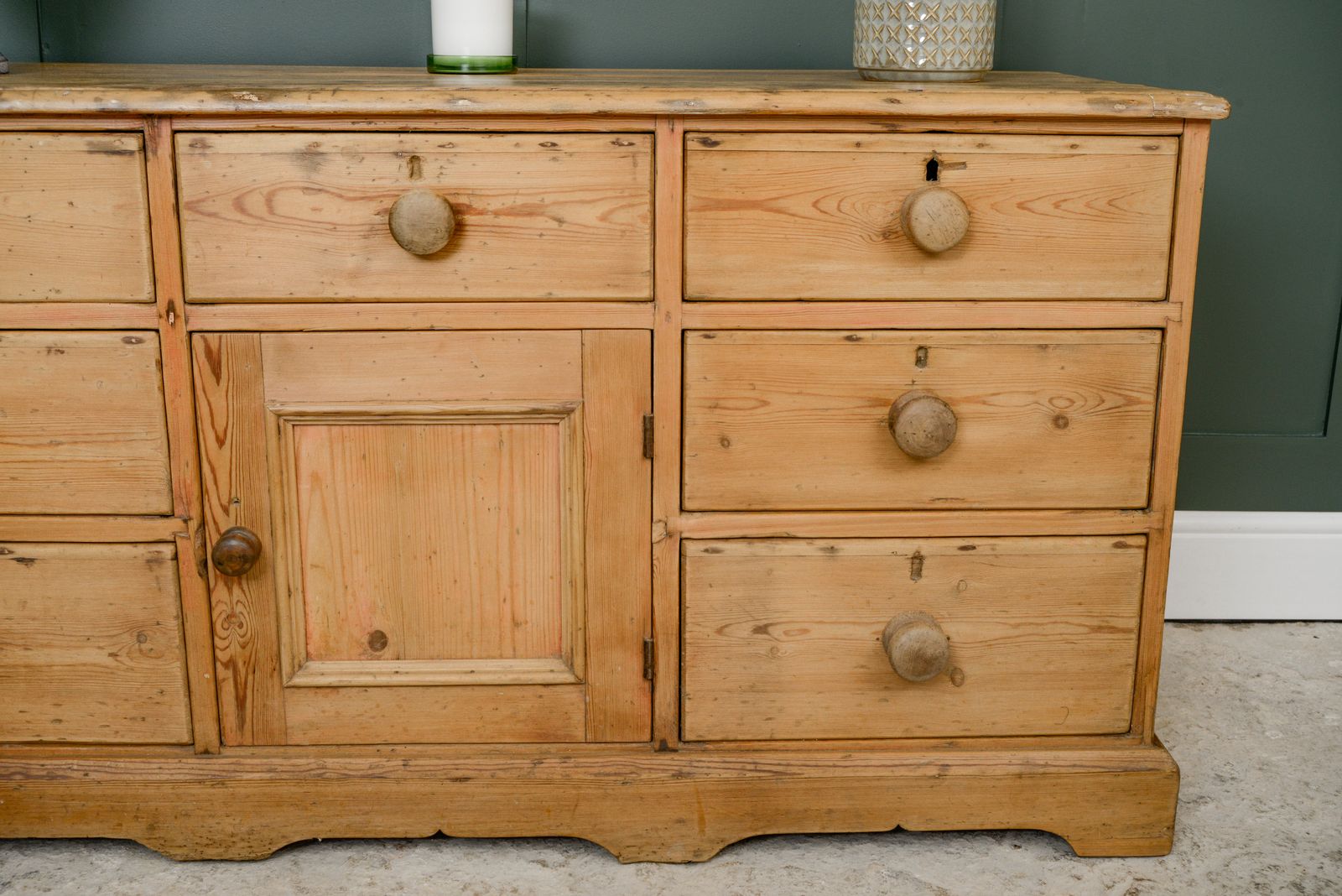 Victorian Pine Sideboard photo vintage
