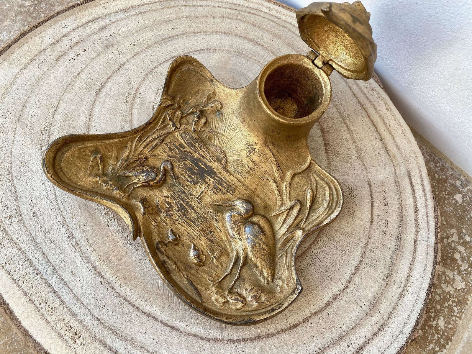 Encrier Art Nouveau français d'époque photo furniture