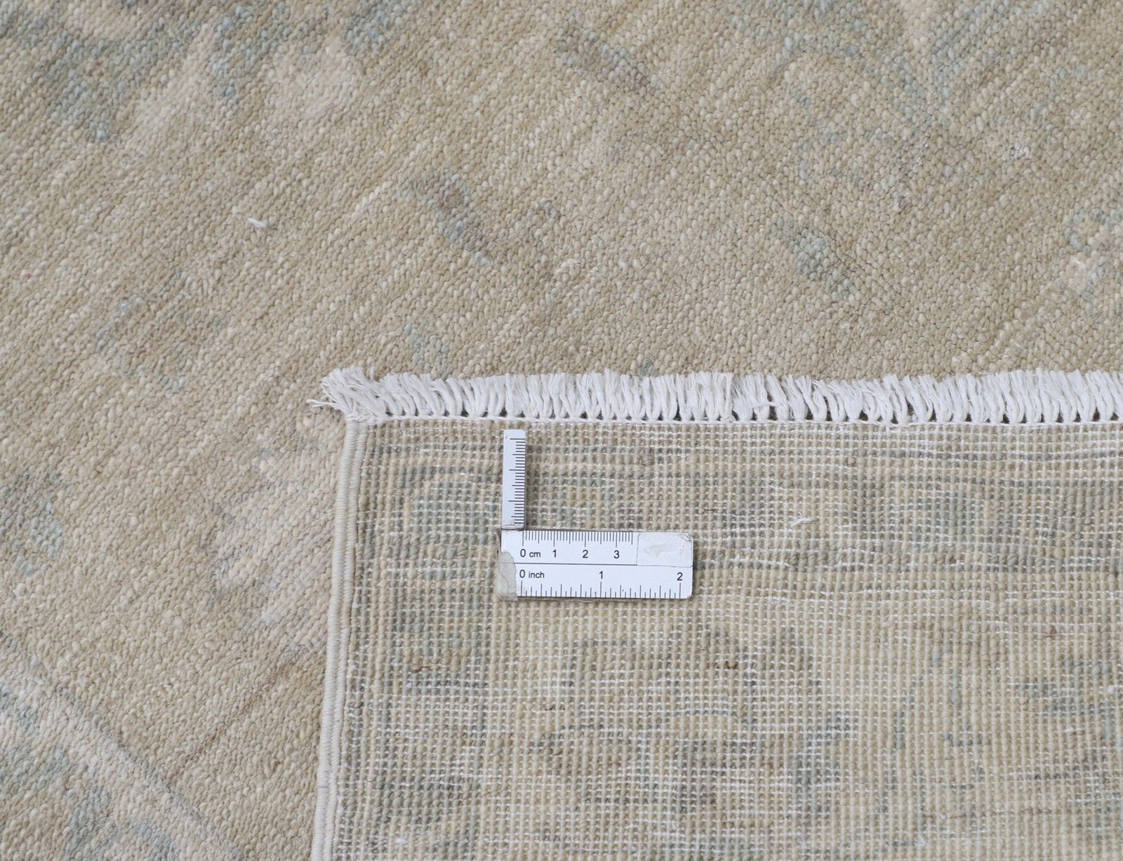 2.6x7.6 Ft Hand Knotted Beige Runner Rug For Kitchen And Corridor. Hallway Rug photo 967.0