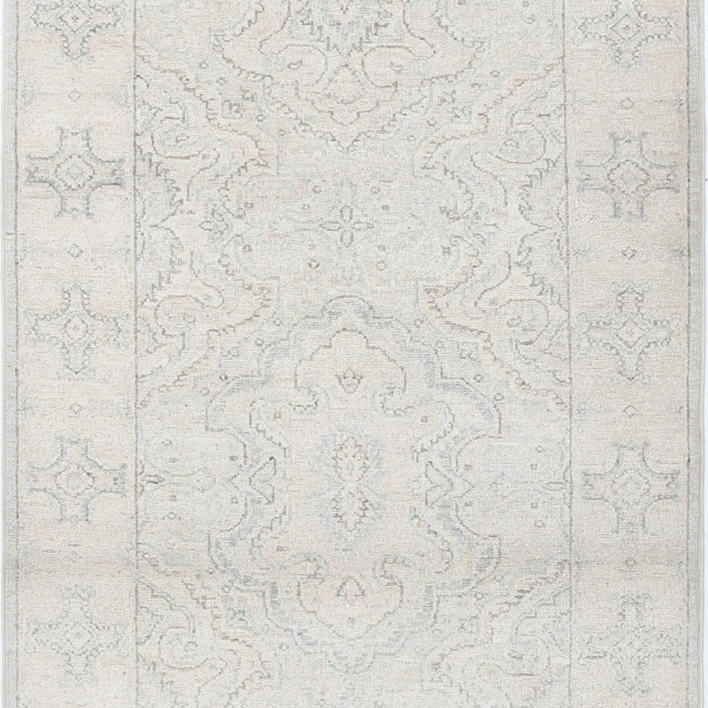 2.7x9.7 Ft Beige Hallway Rug. Kitchen Runner Rug. Handknotted Corridor Rug photo buy