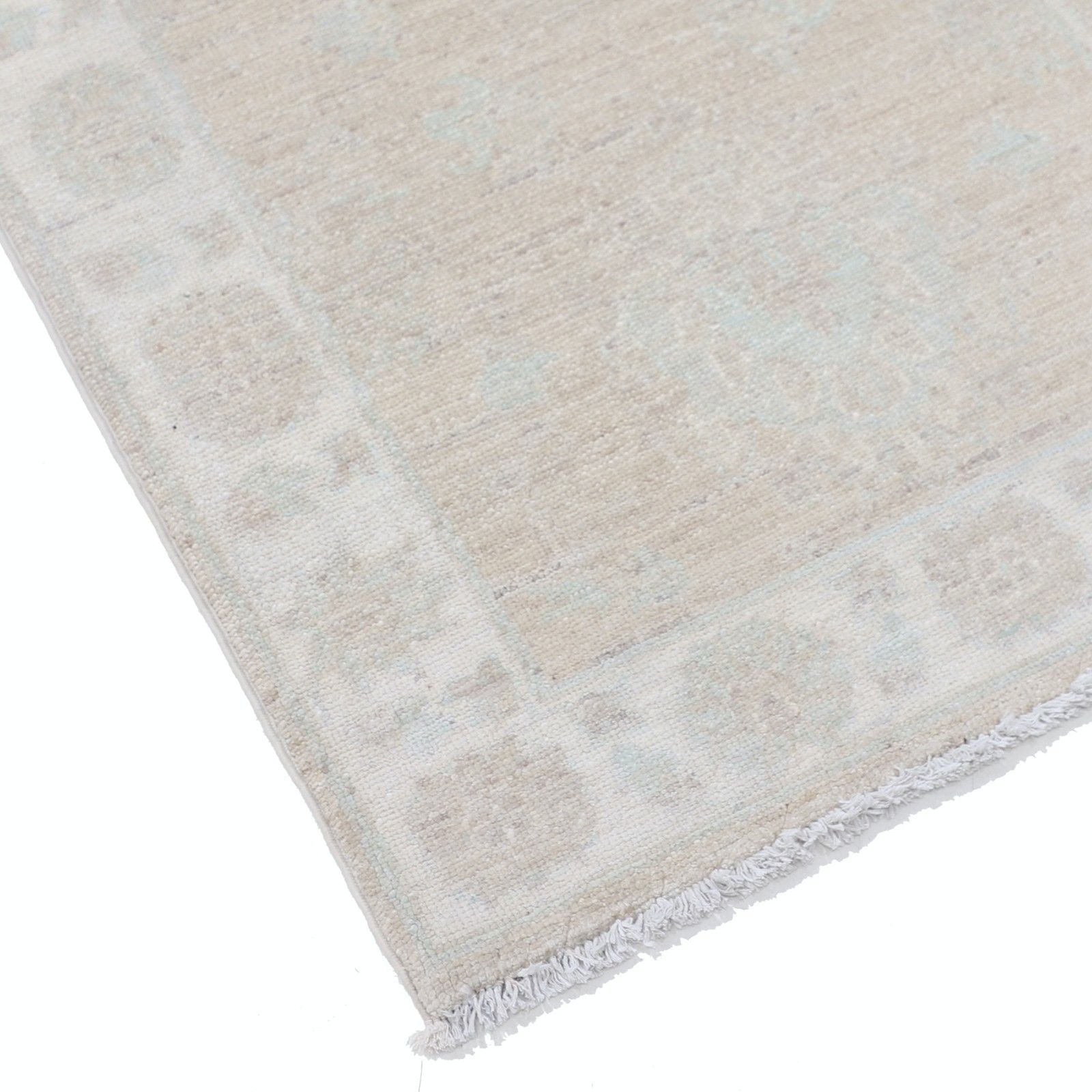 2x3.2 Ft Traditional Handmade Accent Rug. Soft Colored Wool Area Rug For Bedroom photo vinterior