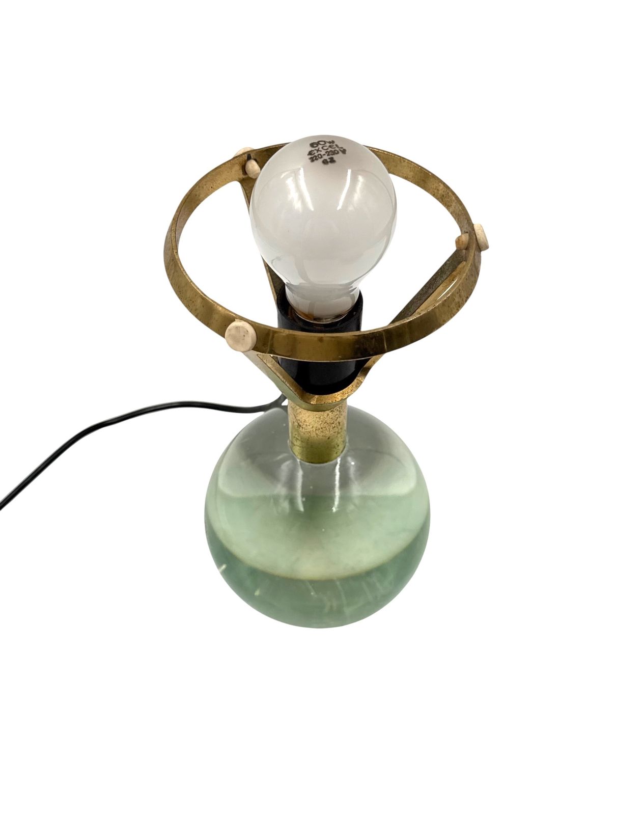 photo vinterior Murano Glass Table Lamp Mod. Budur, Roberto Pamio, Leucos Italy, 1970s