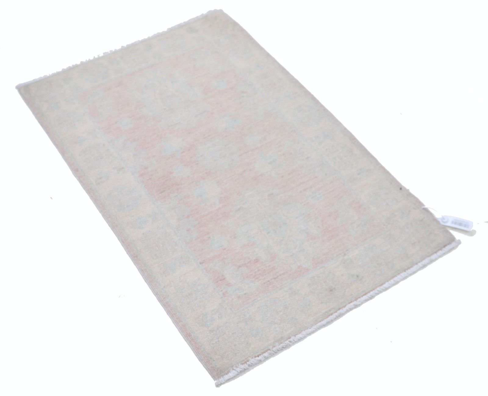 Tapis d'appoint turc traditionnel noué à la main en laine, tons doux, 67 x 100 cm (2'2" x 3'3") photo furniture
