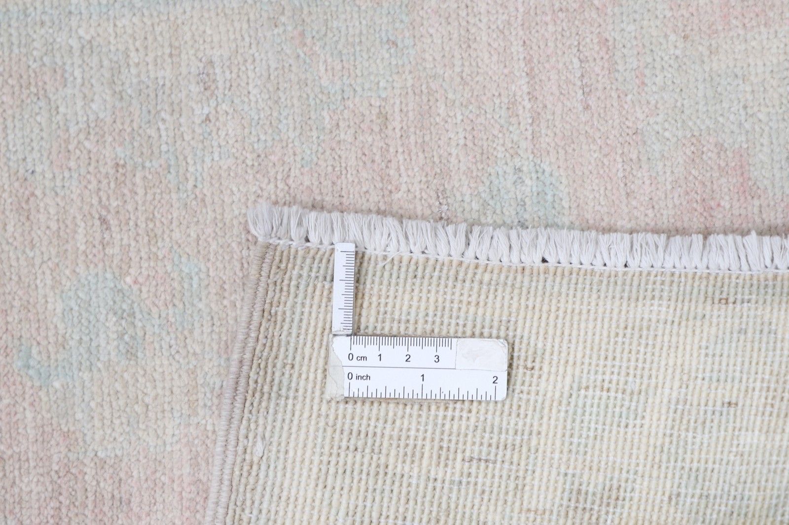 Tapis d'appoint turc traditionnel noué à la main en laine, tons doux, 67 x 100 cm (2'2" x 3'3") photo 422.0