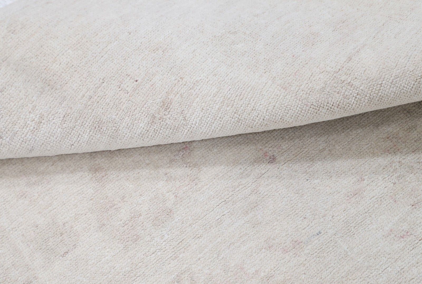 2,7x4 Ft Traditioneel Handgeknoopt Accentkleed. Beige Turks Kleed. Volledig Wol photo Textiel