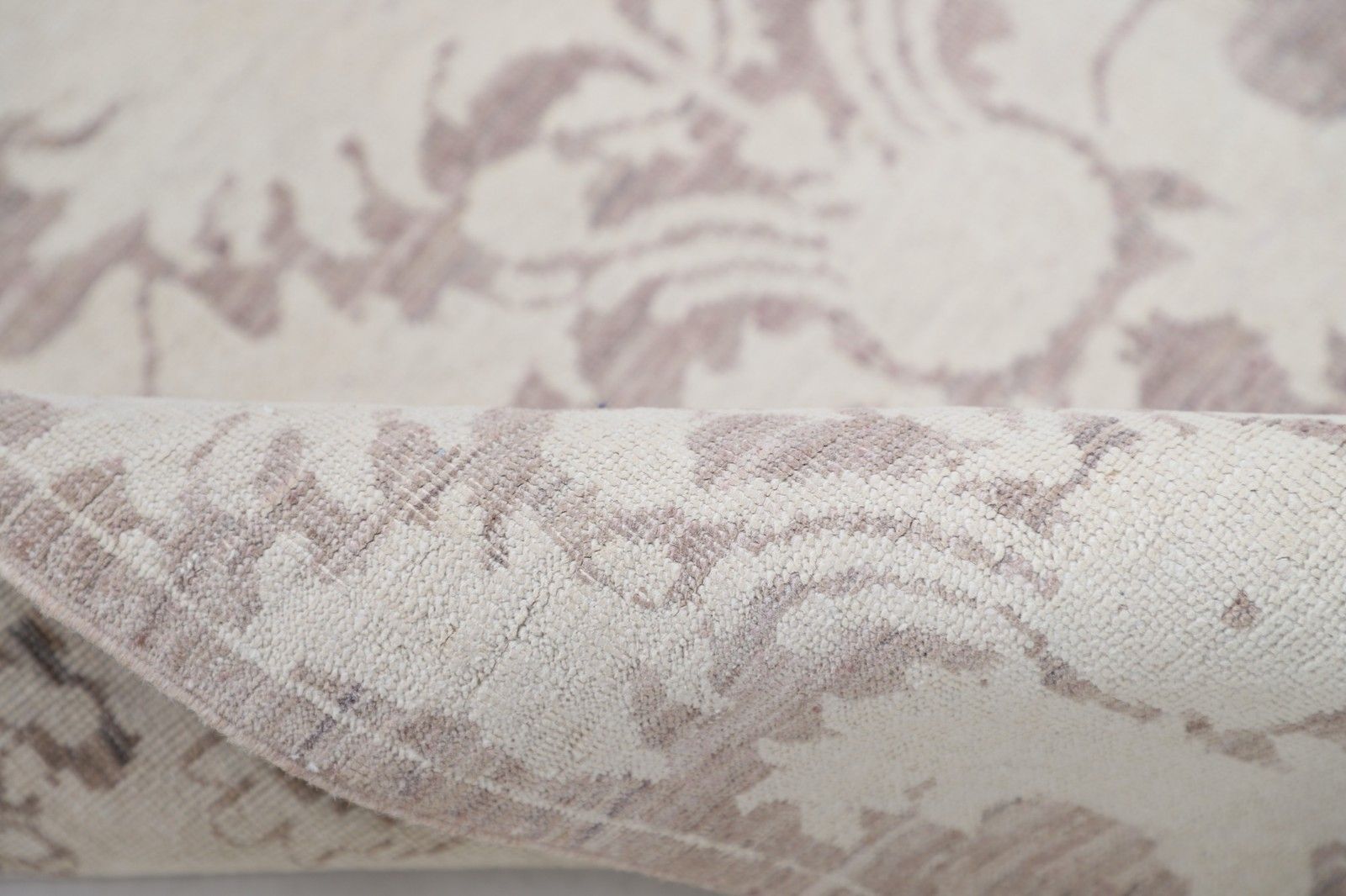 8.3x9.7 Ft Hand Knotted Wool Large Area Rug In Soft Tones. Decorative Carpet photo Textiles