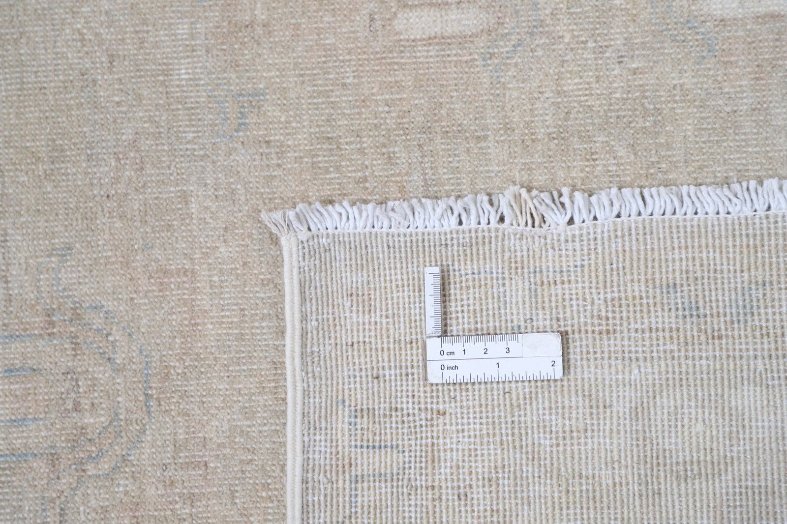 Tapis de salon et de salle à manger noué à la main, beige, 183 x 262 cm. 100 % laine photo buy