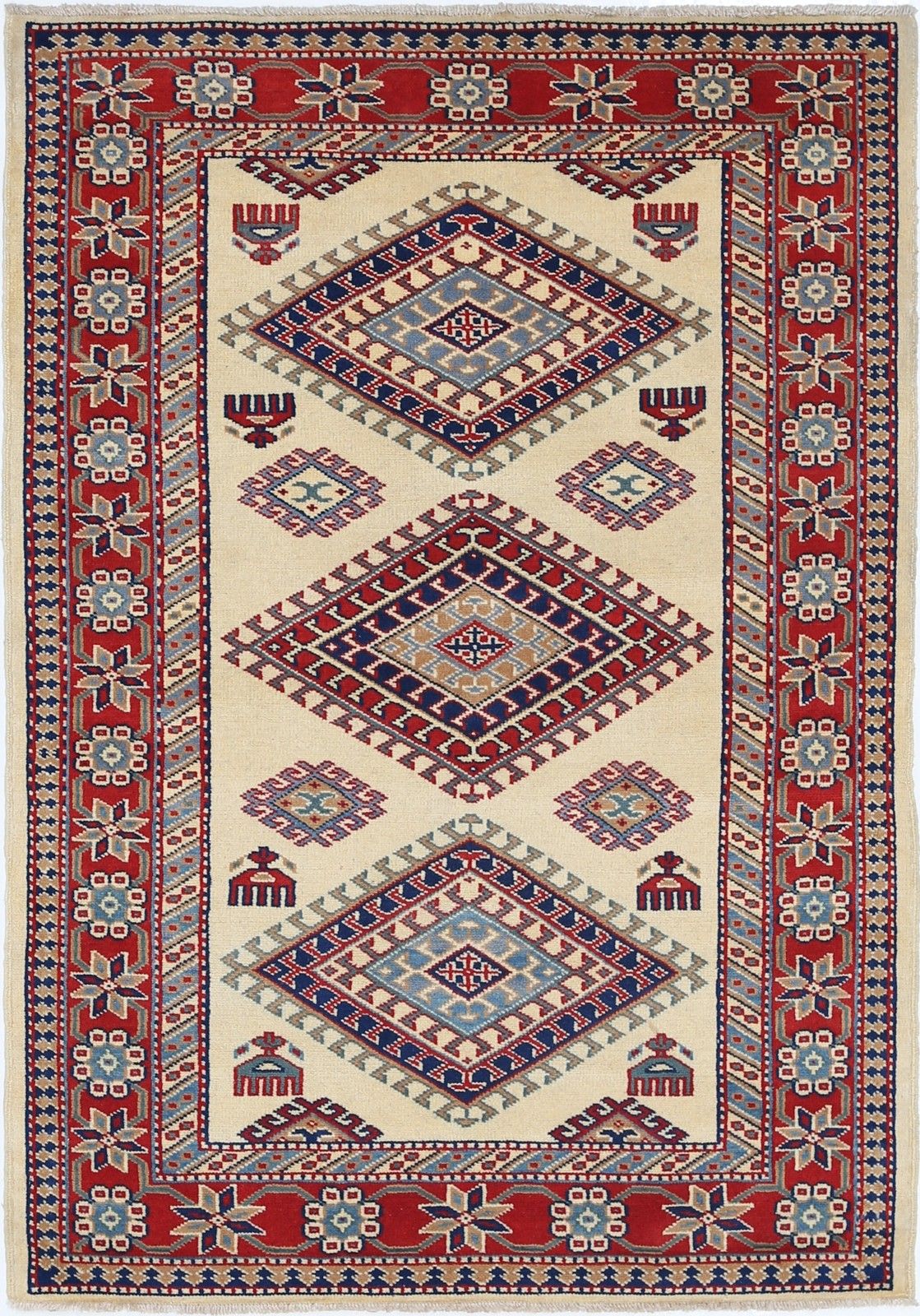 Tapis de village turc noué à la main, 100 % laine, 0,82 x 1,22 m